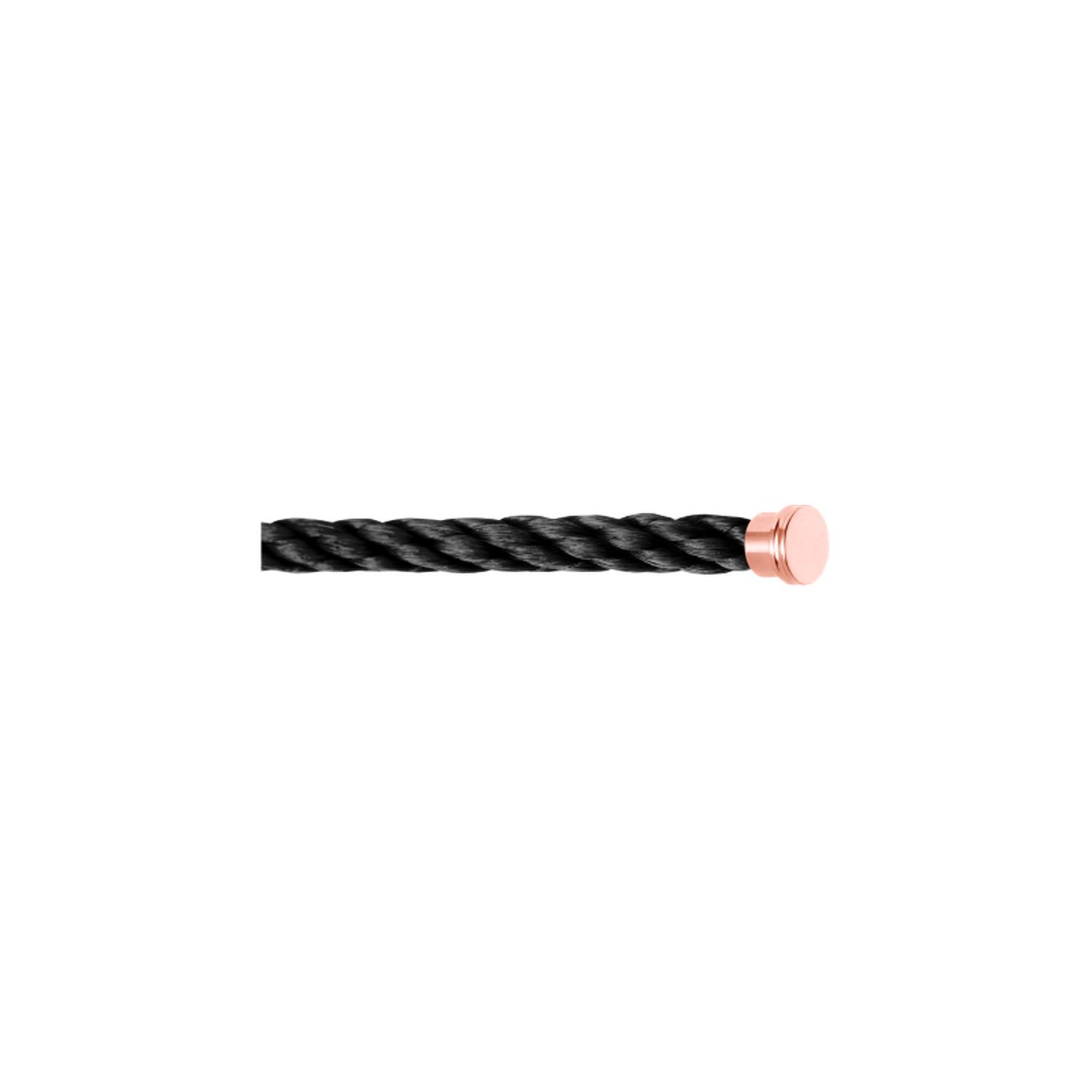 FRED - 6B0199 - CABLE NERO PER BRACCIALE MODELLO LARGE