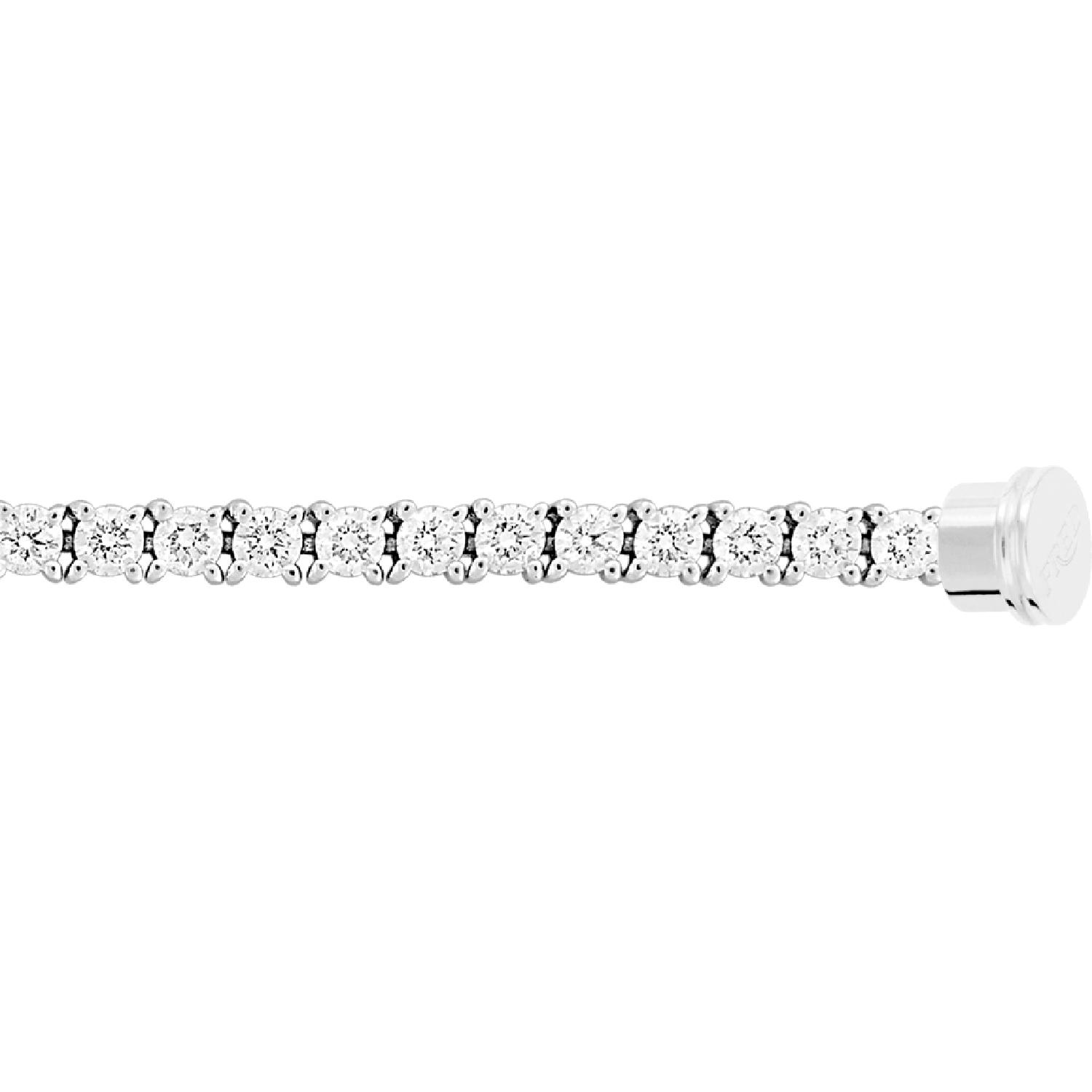 Fred - 6J0172 - Bracciale con diamanti in oro bianco 18 carati