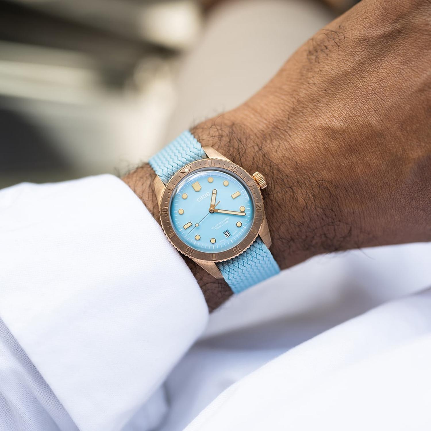 Oris - 73377713155-0731902BRS - Divers Sixty-Five 'Cotton Candy'