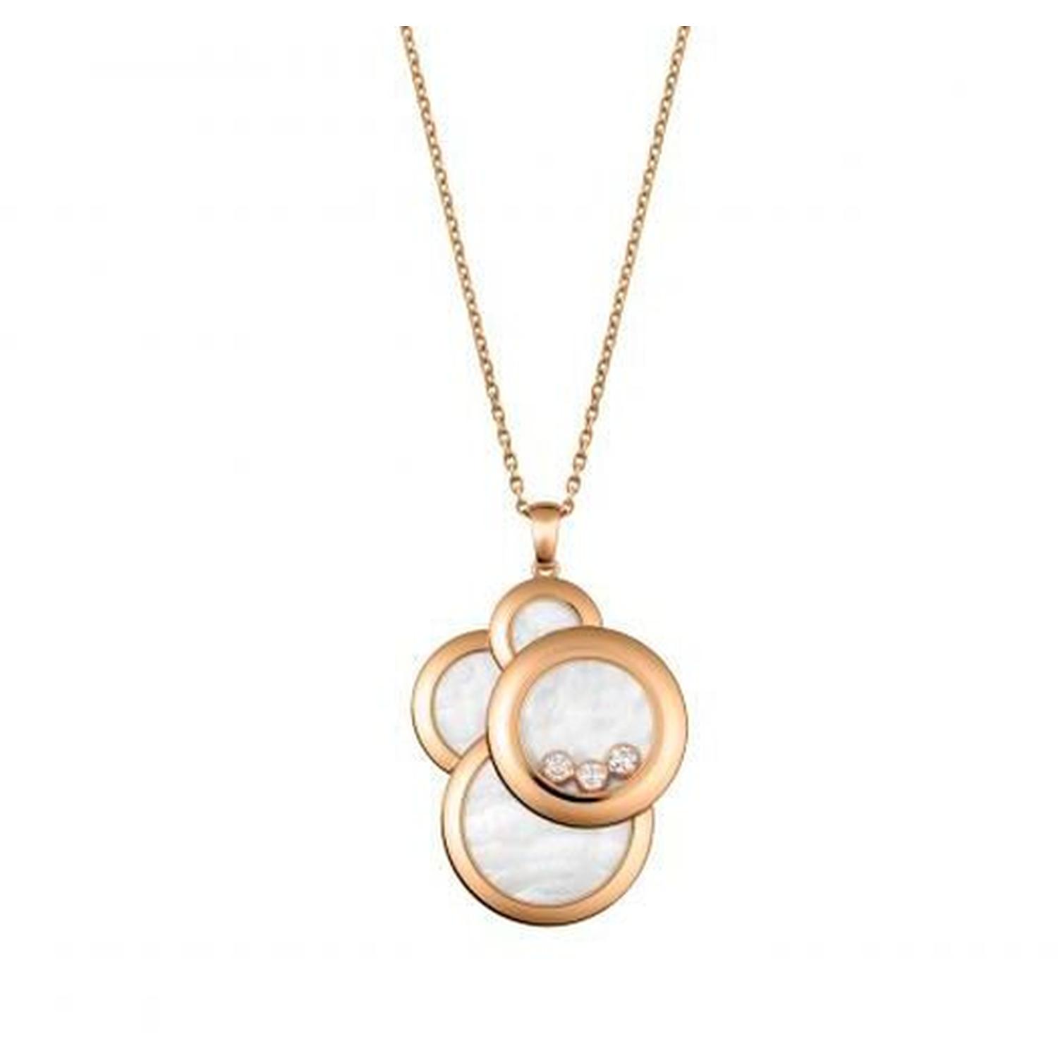 CHOPARD - Happy Dreams Rose Gold Mother-of-Pearl Pendant 799769-5009