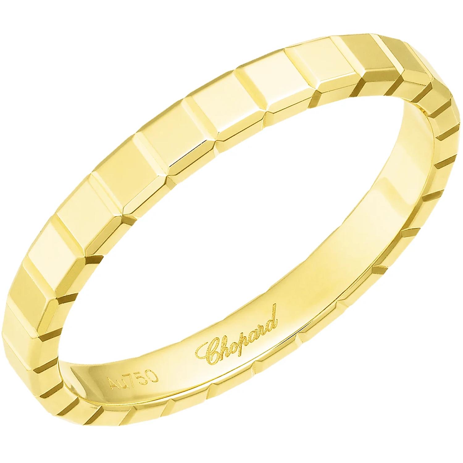 Chopard - Ice Cube Yellow Gold Ring Size 61 827702-0207