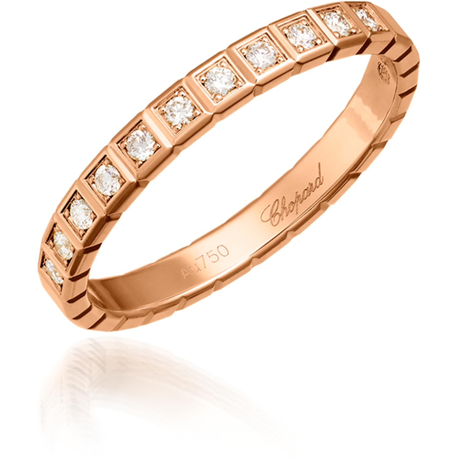 CHOPARD - 827702-5290 - Anello Ice Cube con diamanti