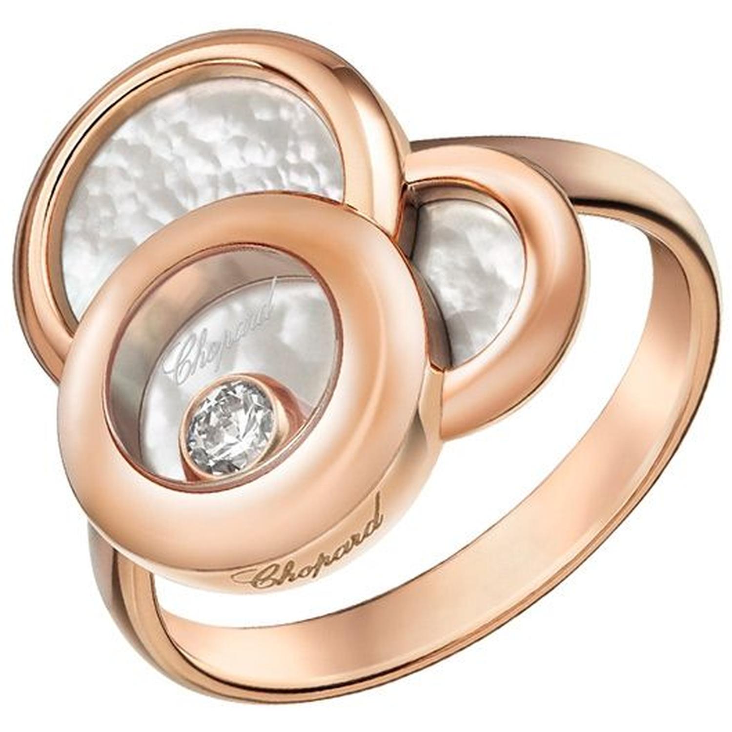 CHOPARD - Happy Dreams Rose Gold Mother-of-Pearl Ring 829769-5099