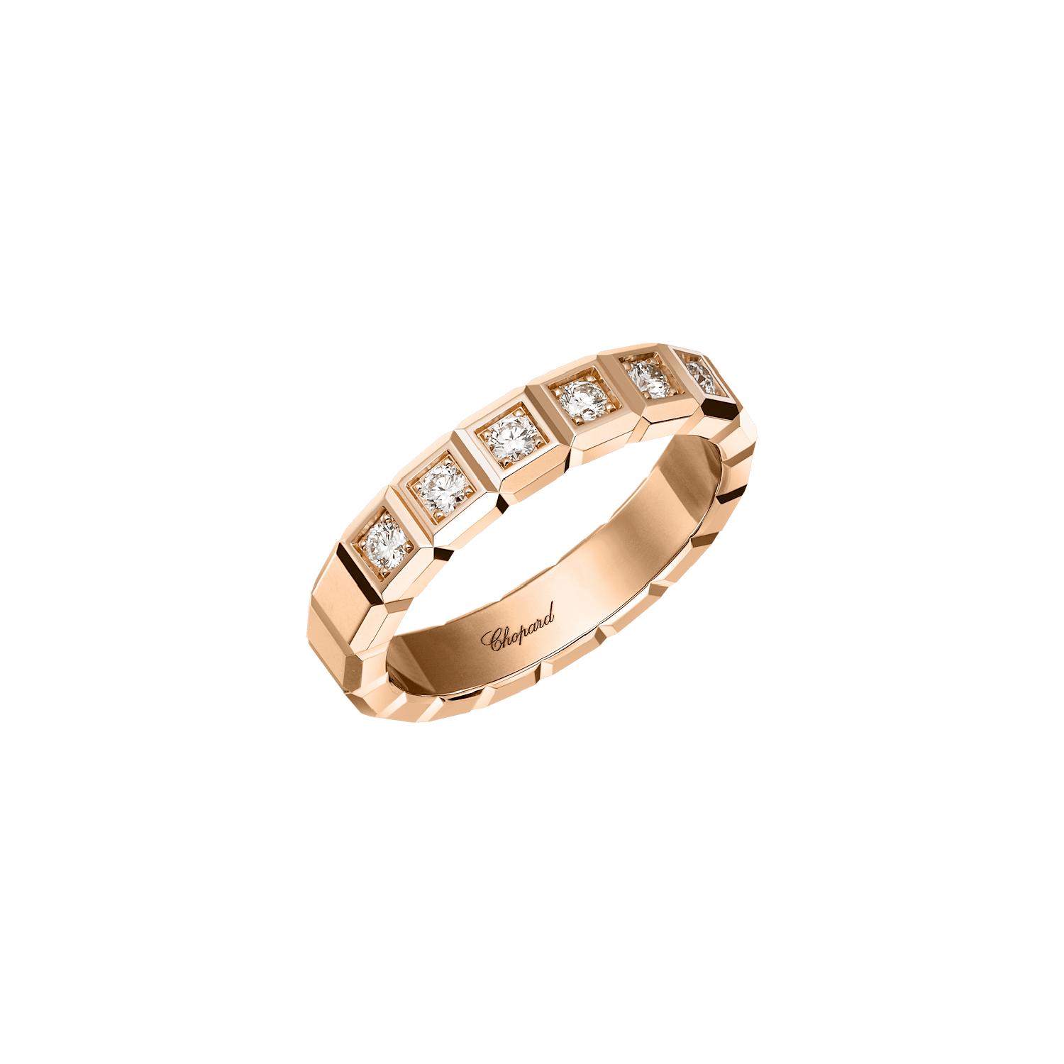 CHOPARD - 829834-5035 - Anello con diamanti in oro rosa