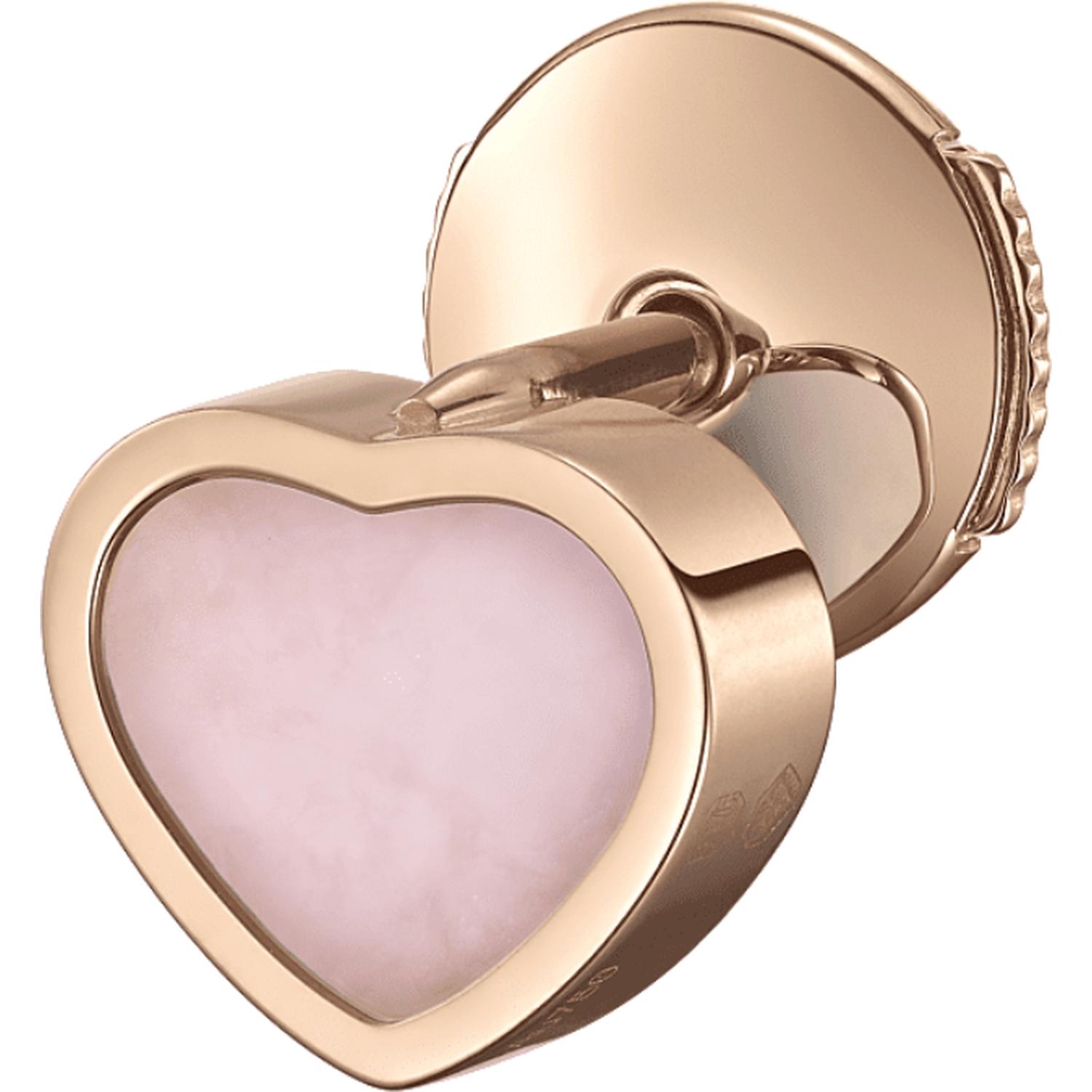 CHOPARD - 83A086 - 5622 - My Happy Hearts Rose Gold Pink Opal Single Earring