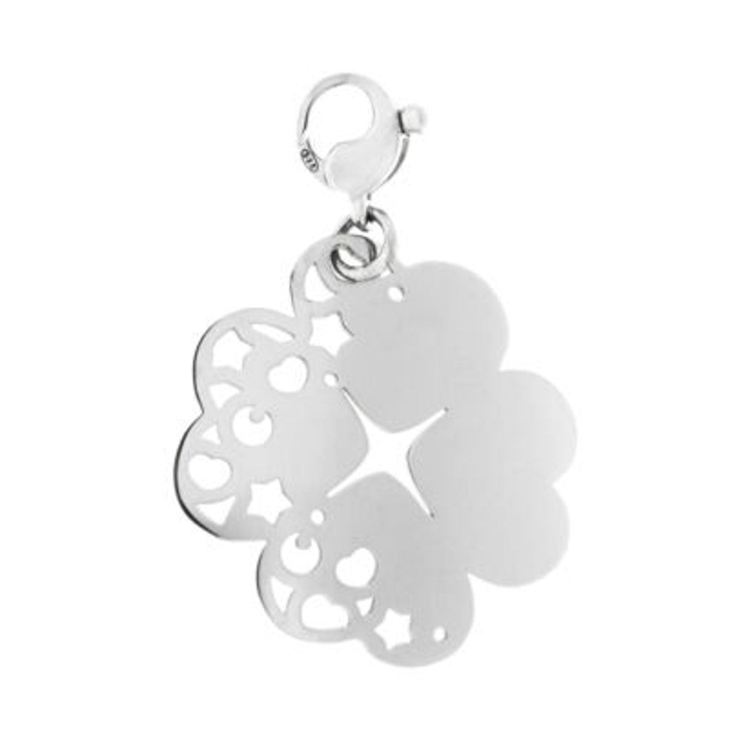 PASQUALE BRUNI - A131P03 - Grande ciondolo a forma di trifoglio in Argento