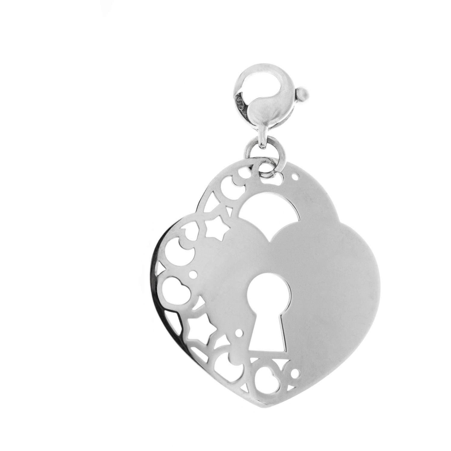 PASQUALE BRUNI - A131P04 - CIONDOLO CUORE GRANDE AR PASQ BRUNI