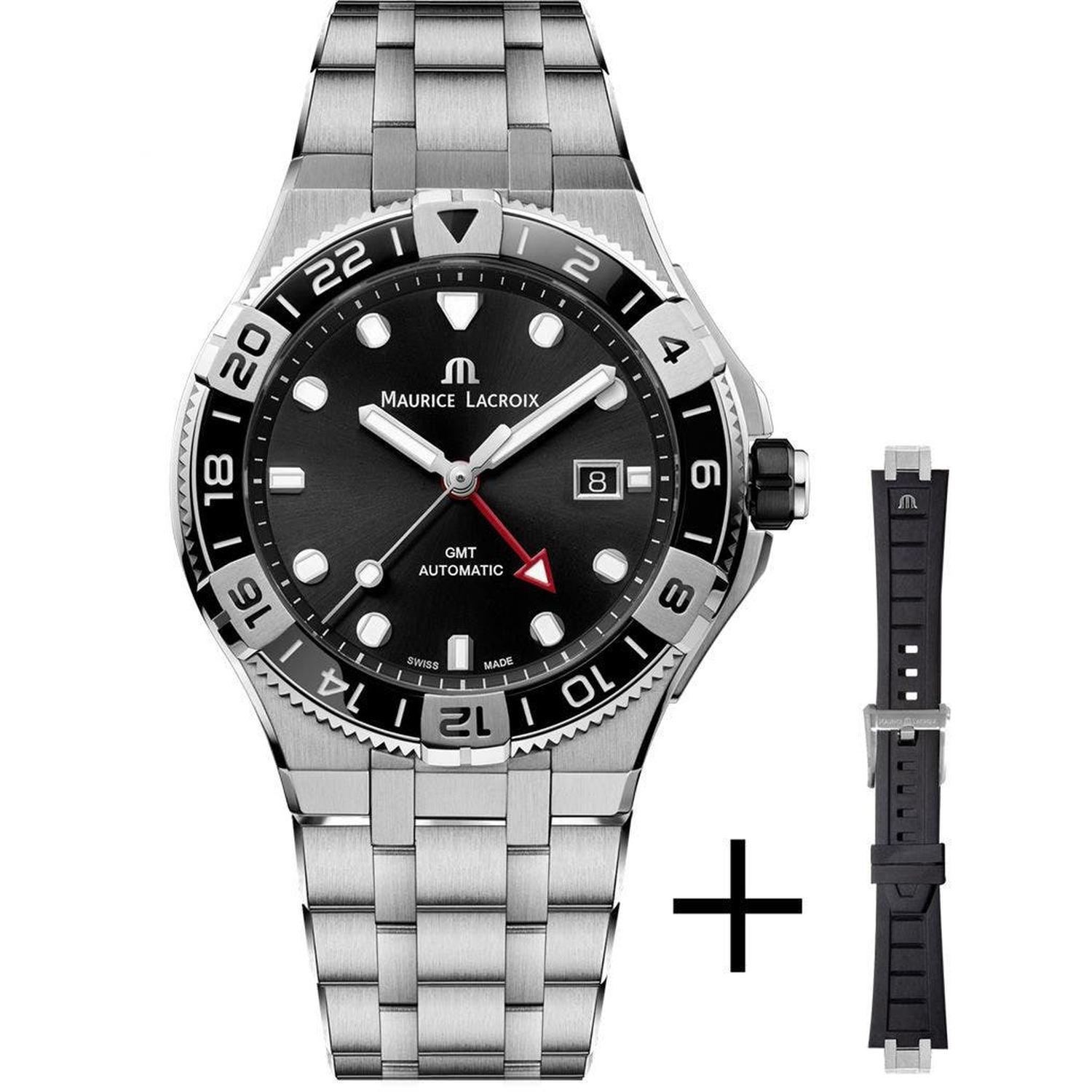 Maurice Lacroix - Uomo - AI6158-SS00F-330-A - AIKON Venturer GMT 43mm