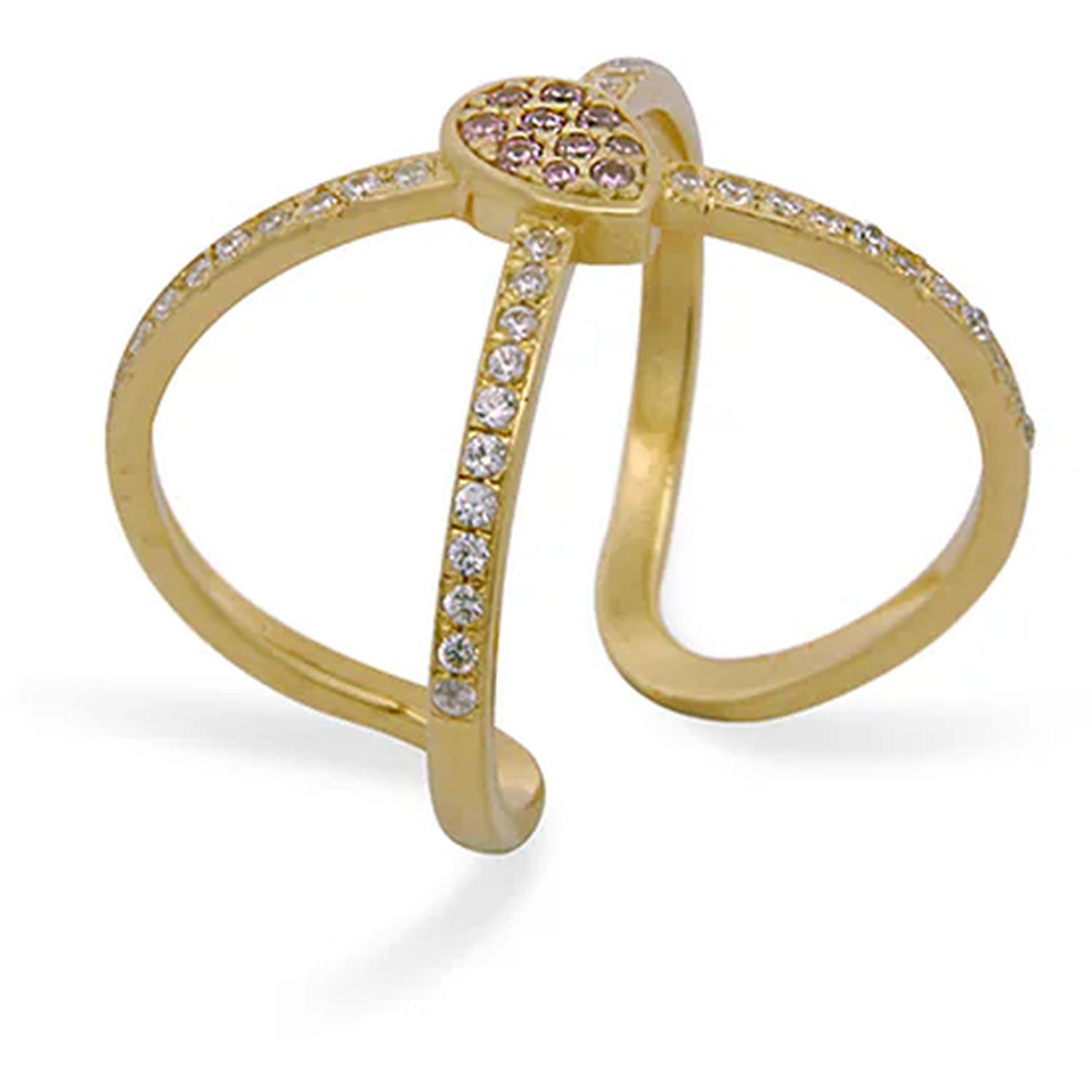 Rue Des Mille - ANZ014M1RH - Anello incrocio drop