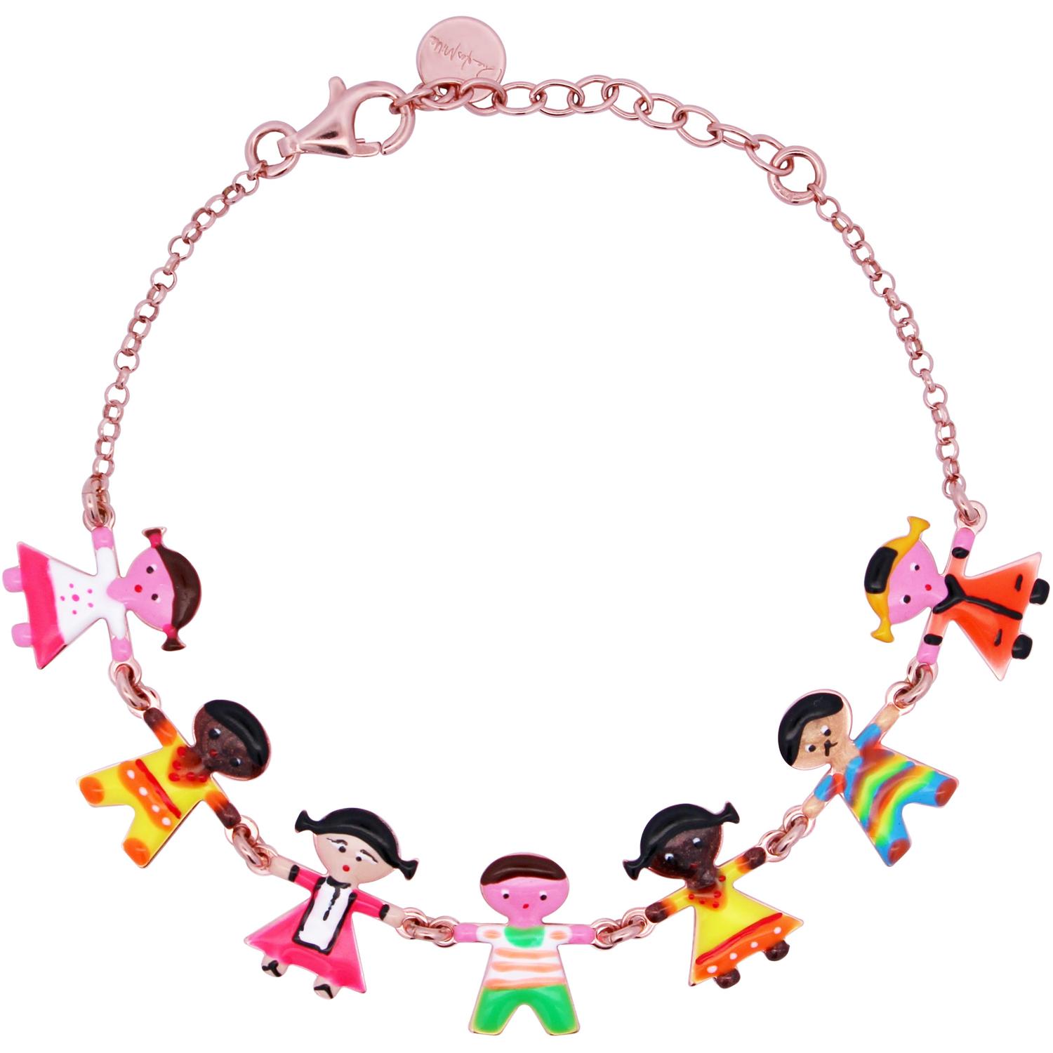 Rue Des Mille - BRGIROTFLUO - Bracciale Smaltis Girotondo Fluo