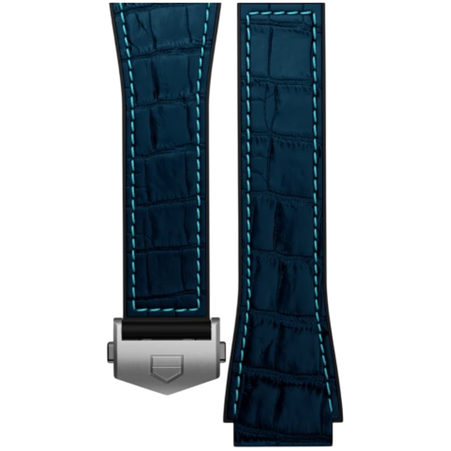 TAG HEUER - BT6236 - Cinturino in caucciù blu Calibre E3 45 mm