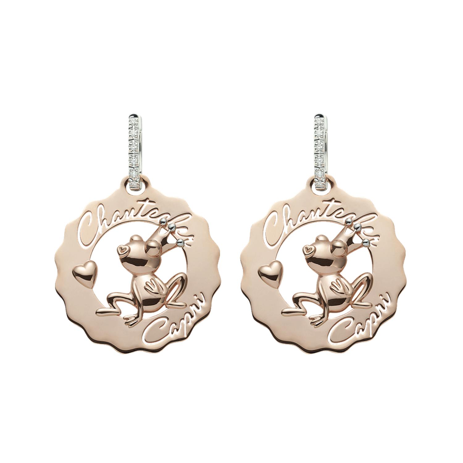 Chantecler - C.38060 - Orecchini Logo Chantecler Oro