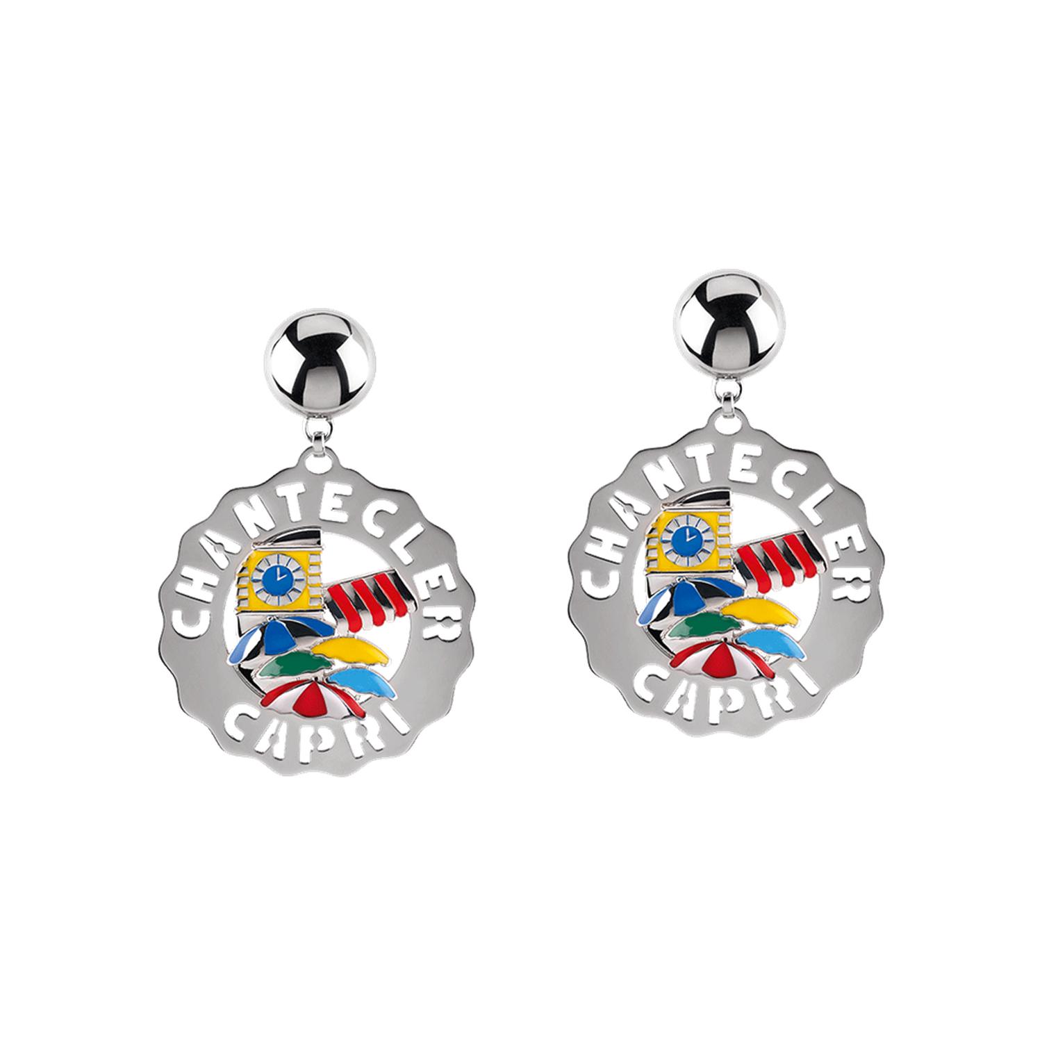 Chantecler - C.41145 - Orecchini Et Voilà Logo Chantecler Argento