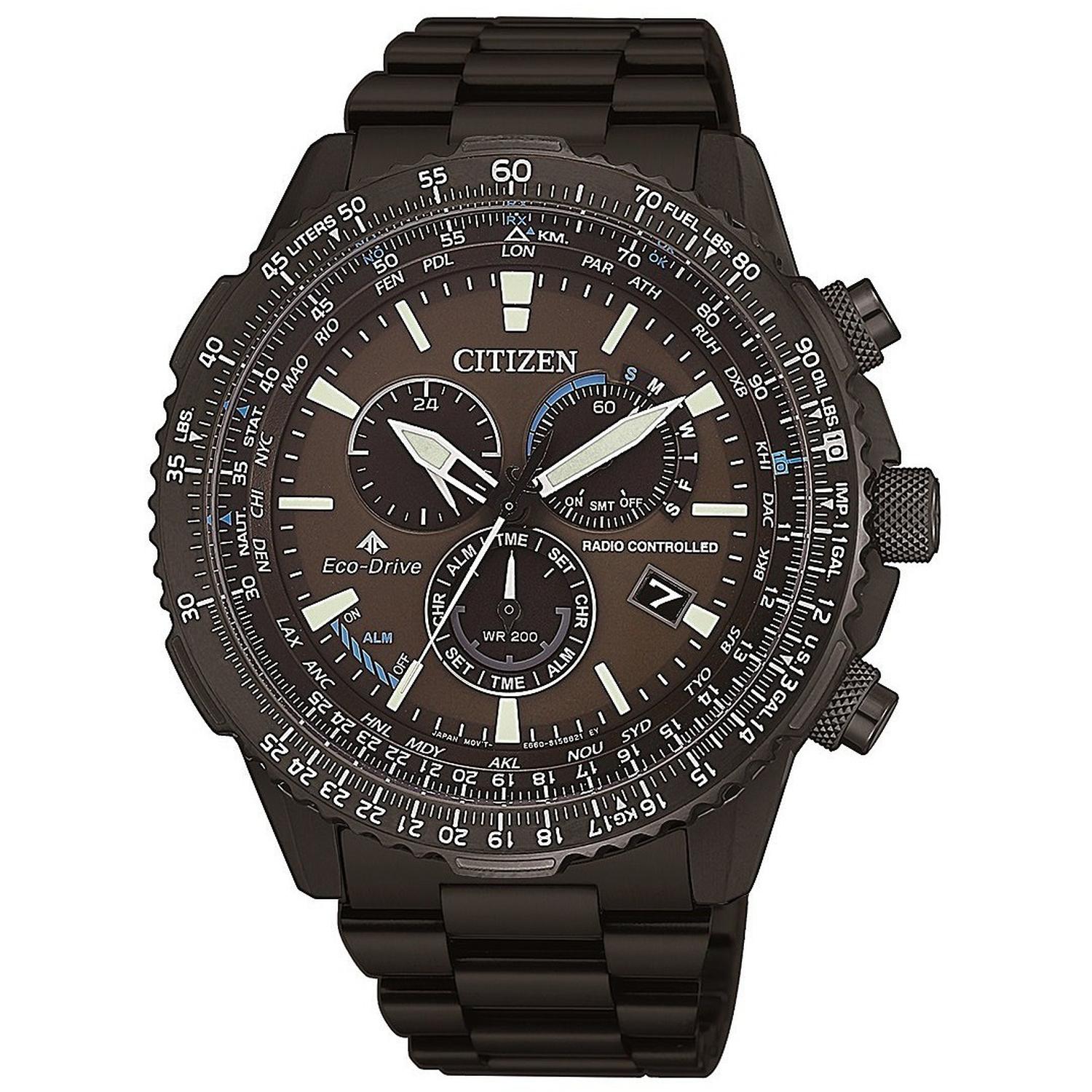 CITIZEN - CB5005-81X - Orologio Citizen Uomo - PILOT ACCIAIO ECO-DRIVE