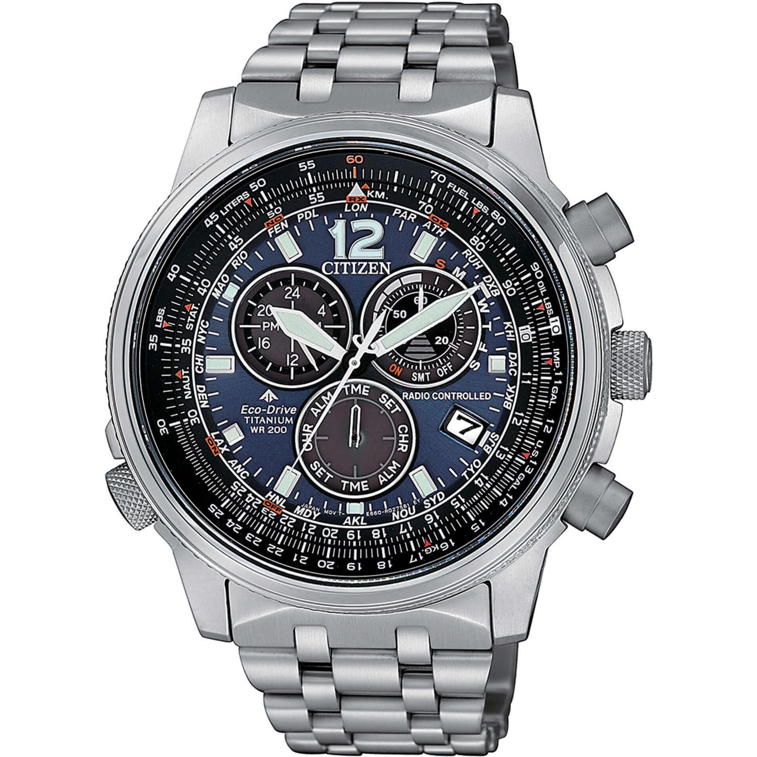 CITIZEN - CB5850 - 80L - Crono Pilot Super Titanio