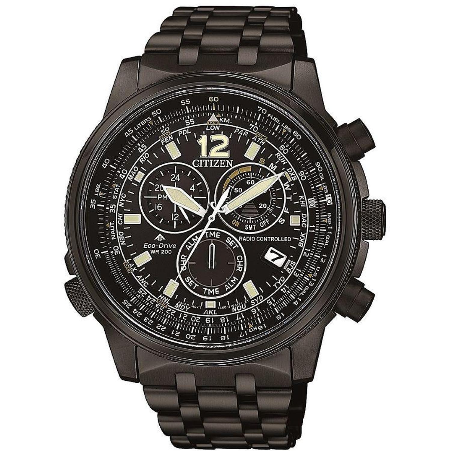 CITIZEN - CB5865-82E - Orologio Citizen Uomo - PILOT ACCIAIO RADIOCONTROLLATO