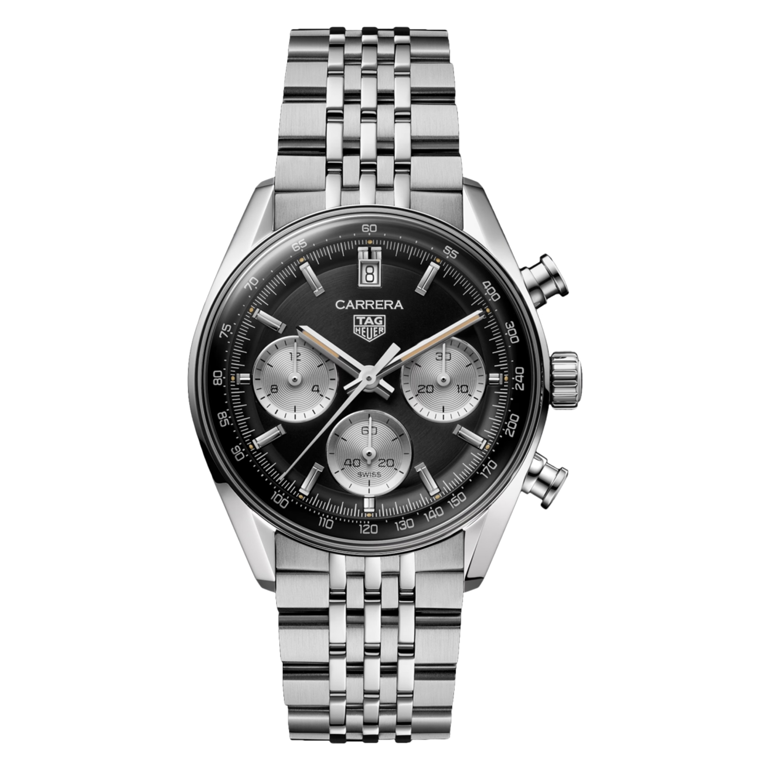 TAG HEUER - CBS2210.BA0048 - Carrera Chronograph - Steel - 39 mm