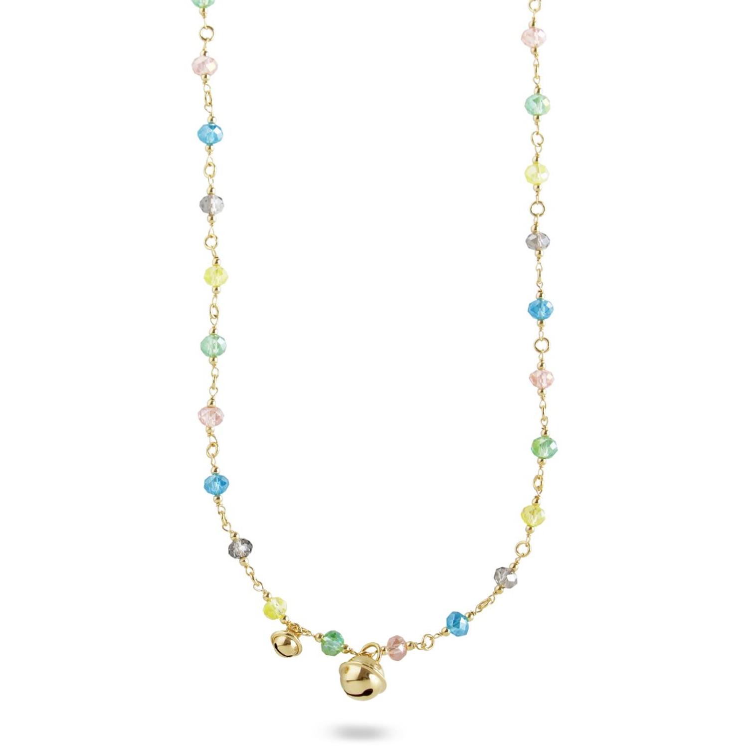 Rue Des Mille - CL015M2AU - Collana lunga campanelli multicolor - Crystal Rainbow