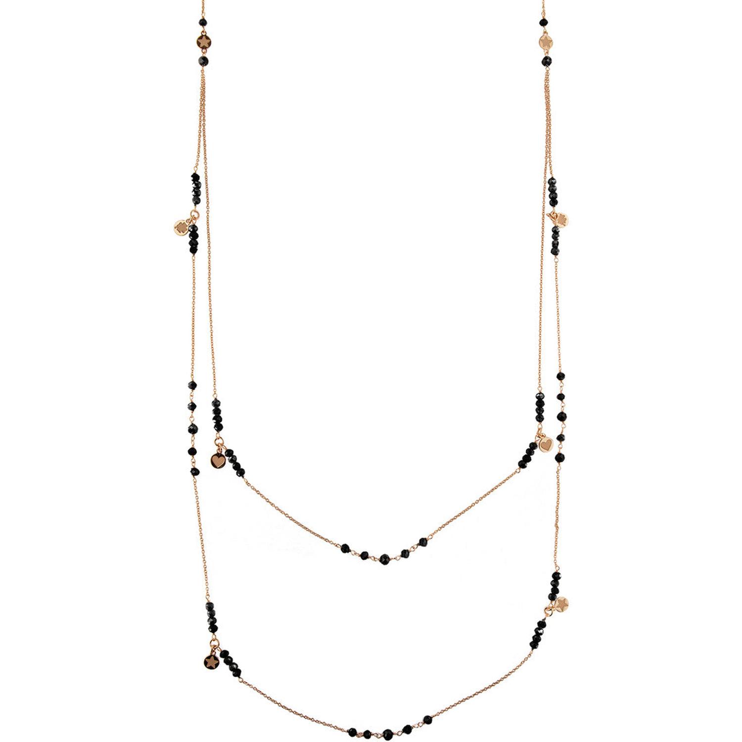 Rue Des Mille - CLGIP2V4N - COLLANA DOPPIA CATENA - GIPSY TIERRA BLACK