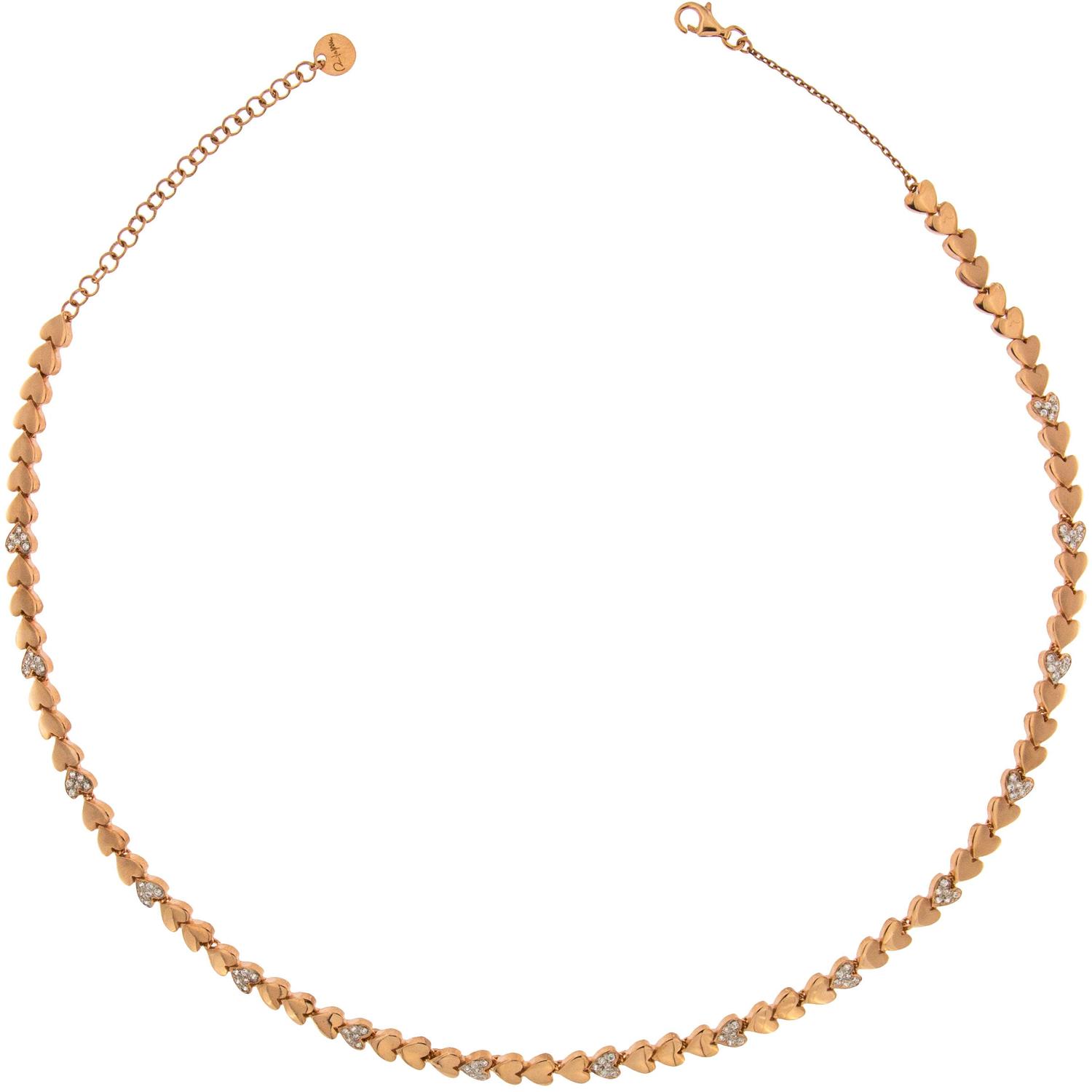 Rue Des Mille - Donna - GRZ006CUO - Girocollo Tennis Cuori Alternati