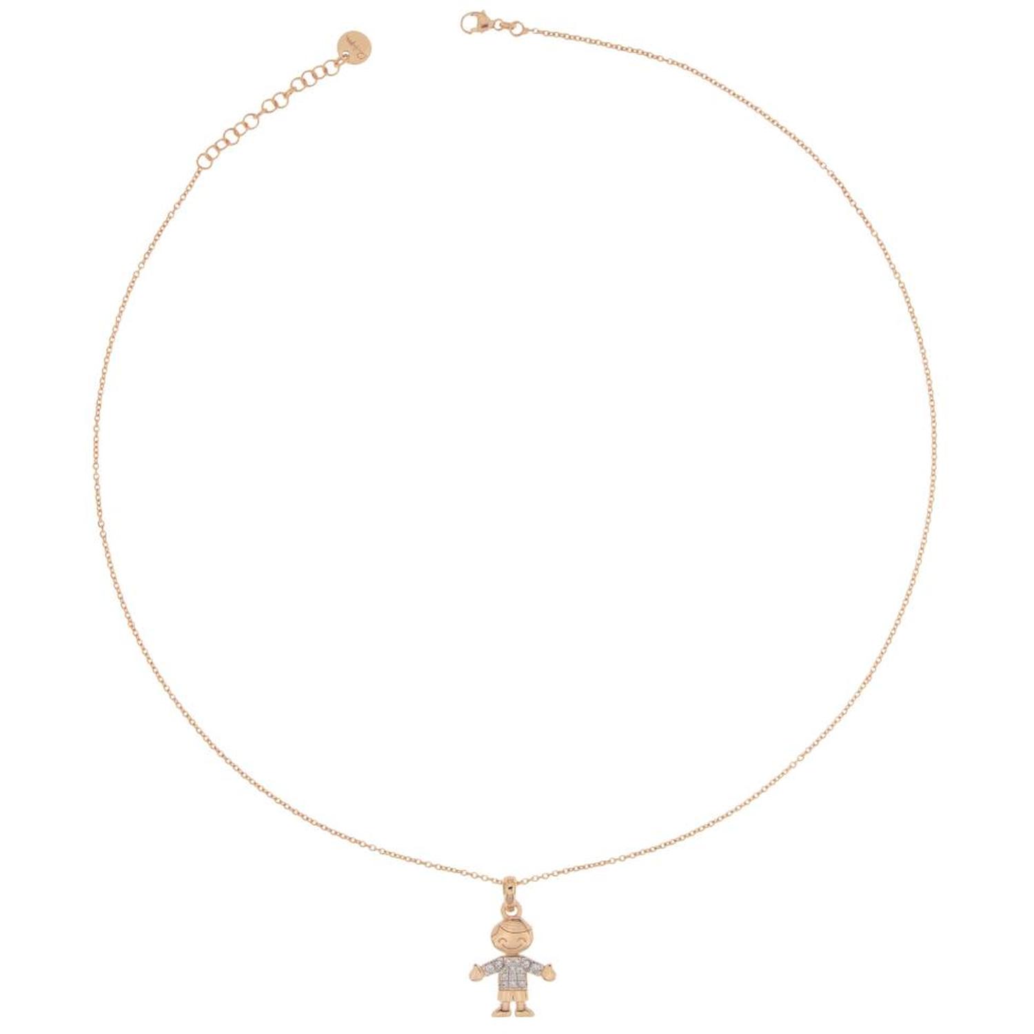 Rue Des Mille - Donna - GRZ007BIMBO - Collana Girocollo Bimbo Con Zirconi