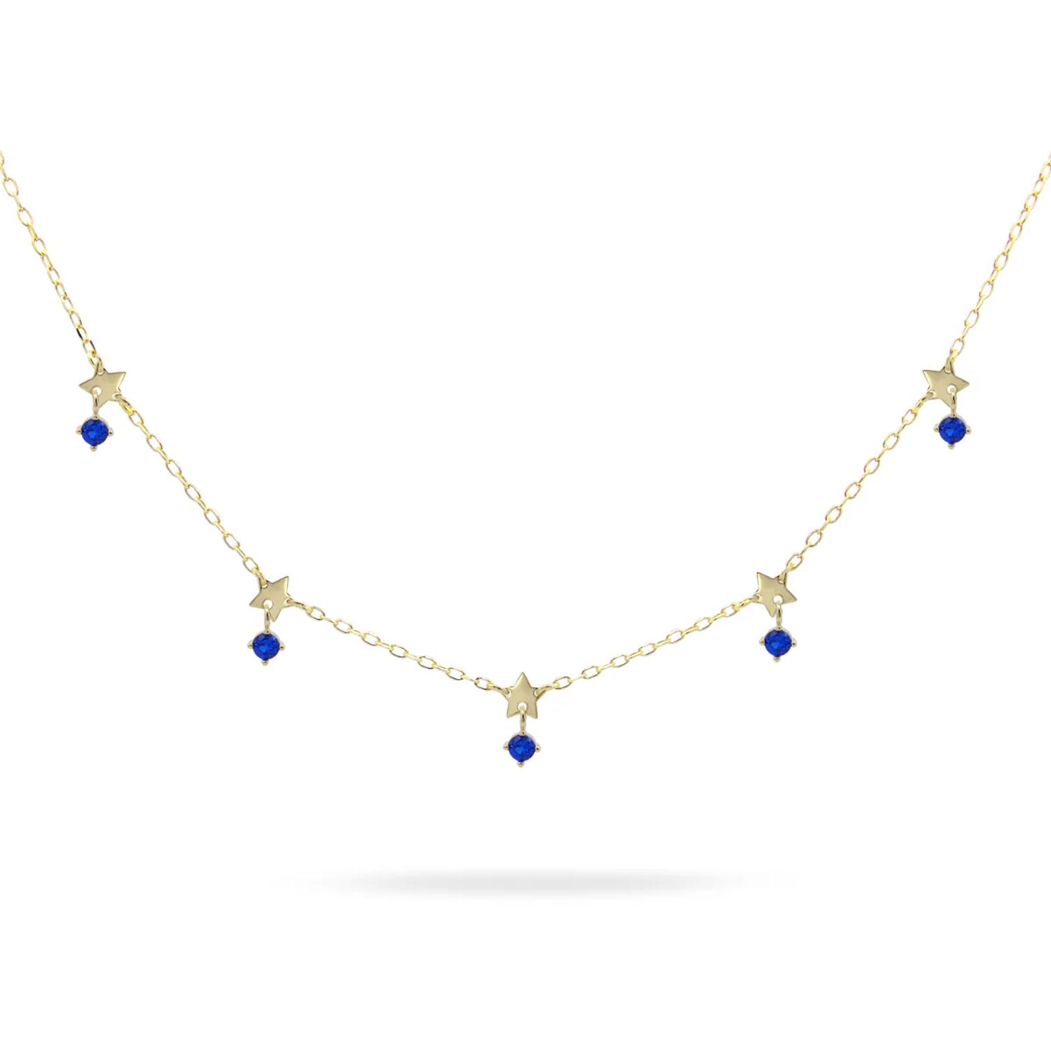 Rue Des Mille - GRZ0245STEAU - Girocollo 5 stelle e castoni - ESSENCE