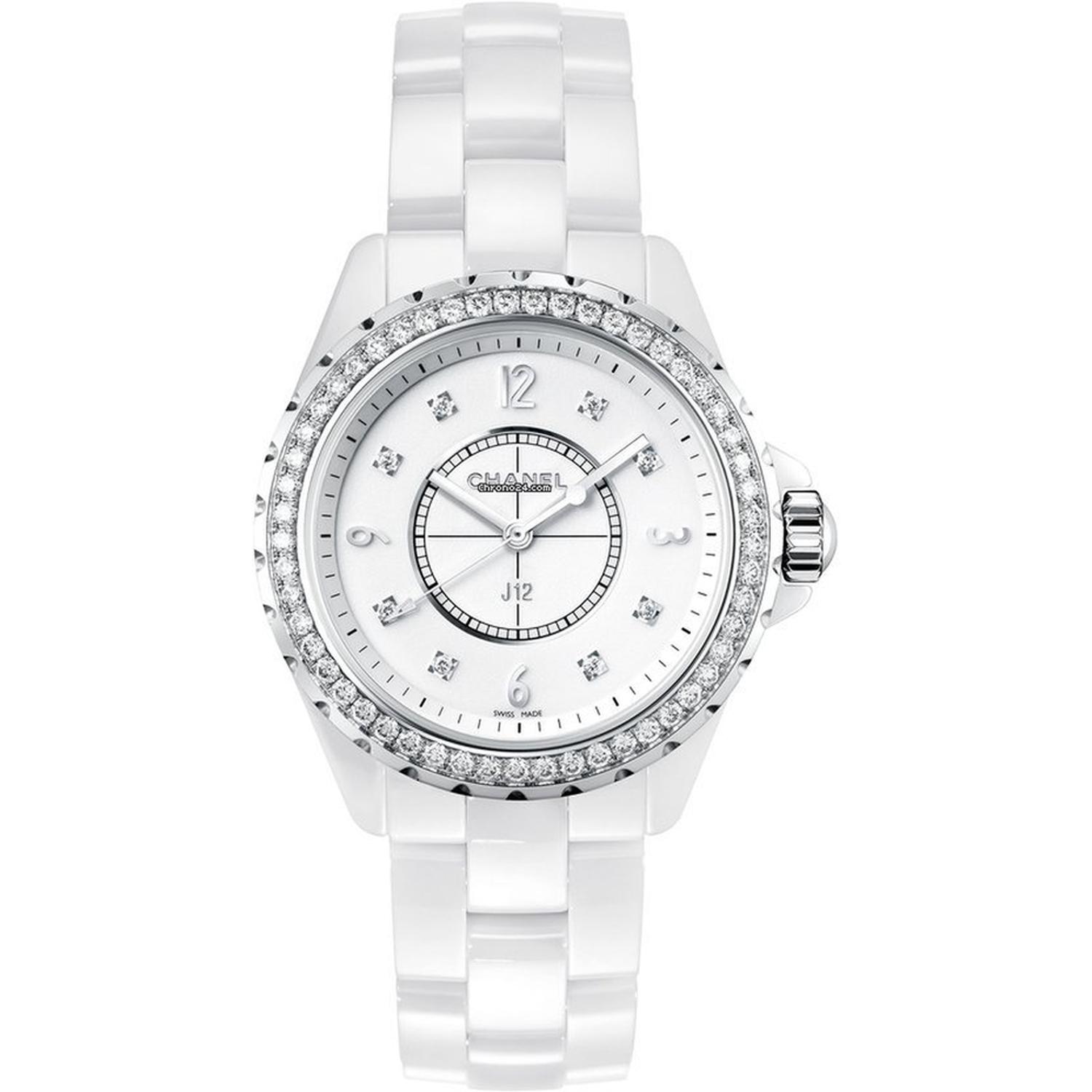 CHANEL - Donna - H3110 - Chanel Ladies J12 White Dial Ceramic Watch