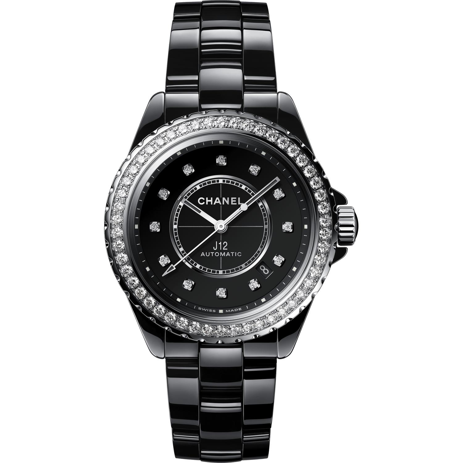 Chanel - Donna - H6526 - J12 Automatic 38mm Black Ceramic