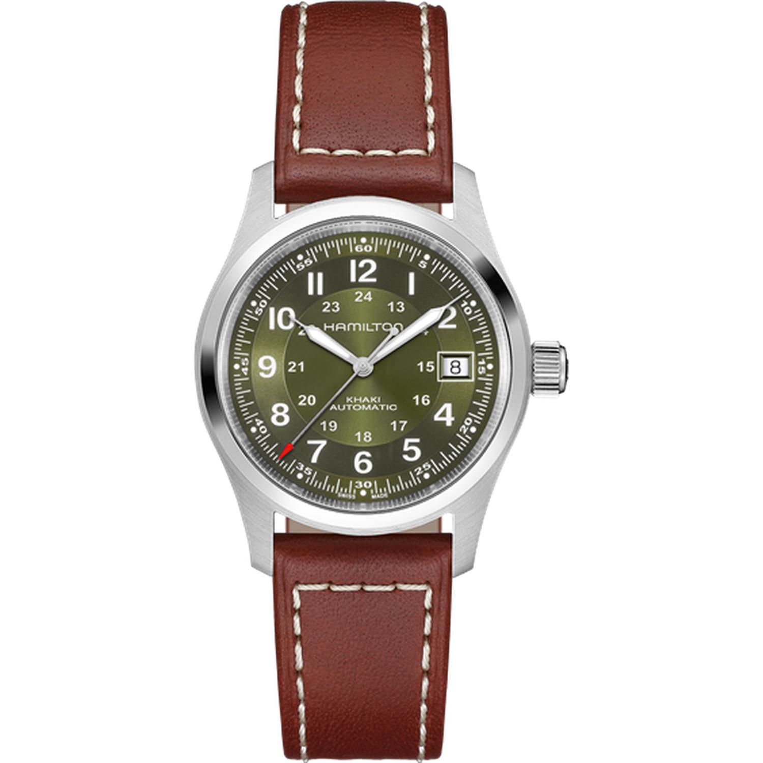 HAMILTON - H70455560 - Orologio Hamilton Uomo Khaki Field in Acciaio H70455560