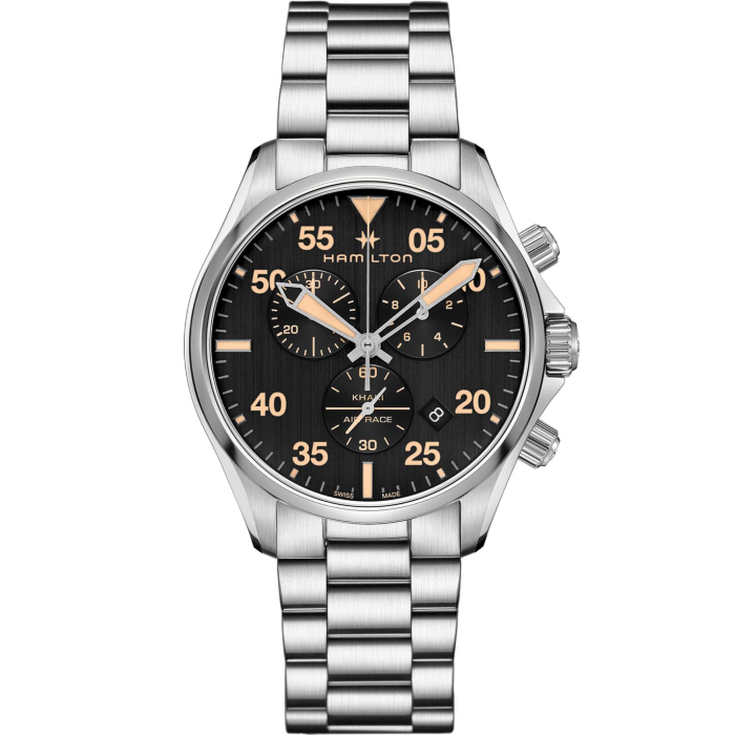 Hamilton - H76722131 - Khaki Aviation Khaki Pilot Chrono Quartz Quarzo | 44mm | H76722131