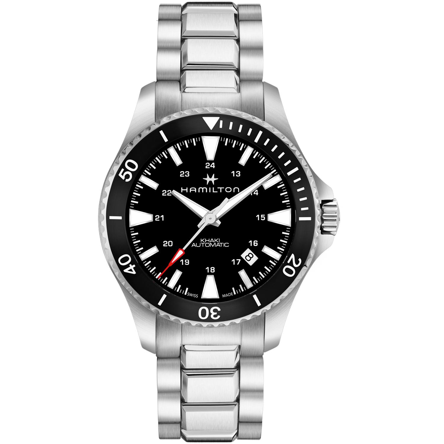 Hamilton - H82335131 - Khaki Navy Scuba Auto Carica automatica | 40mm | H82335131