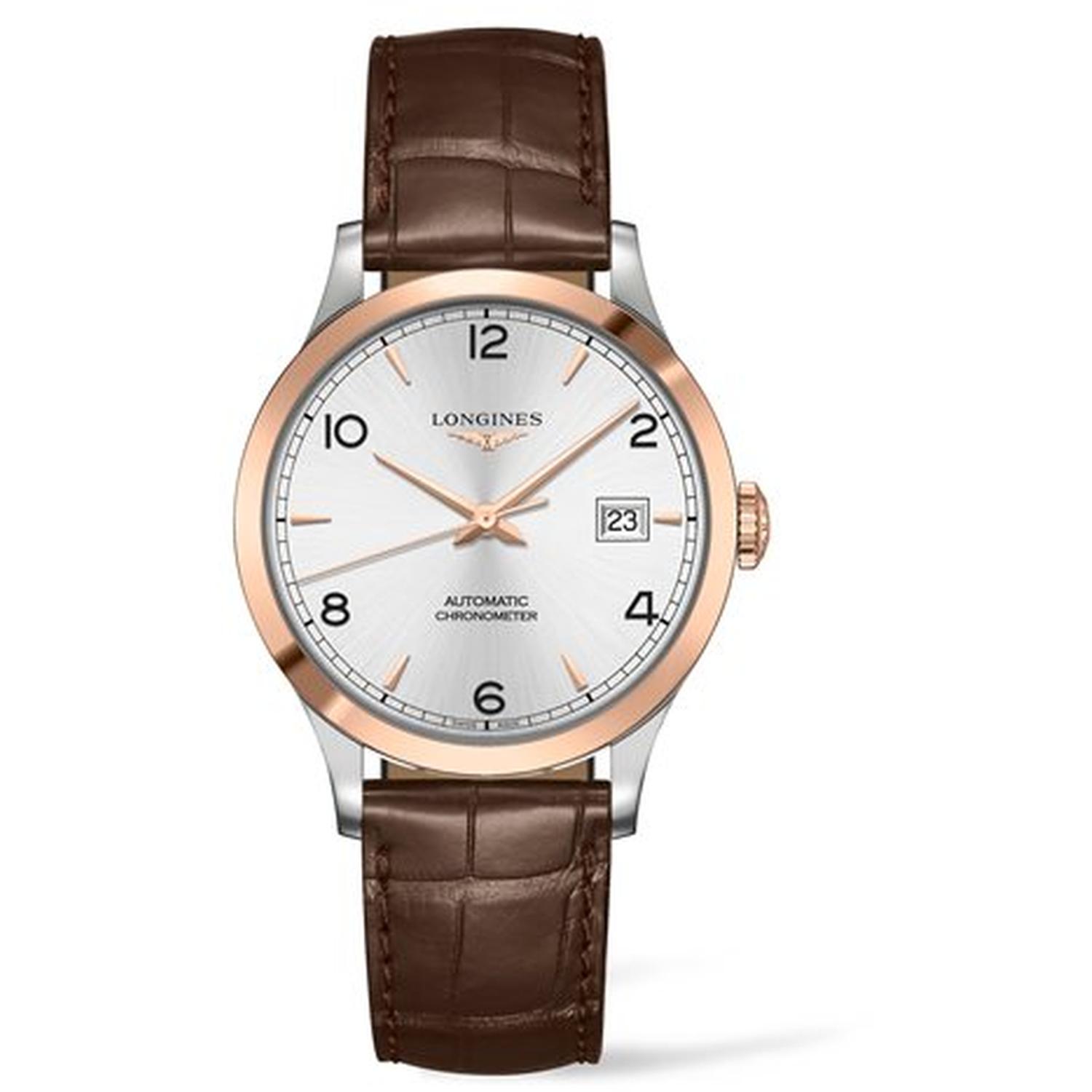 LONGINES - L2.820.5.76.2 - Orologio Uomo Record in Acciaio
