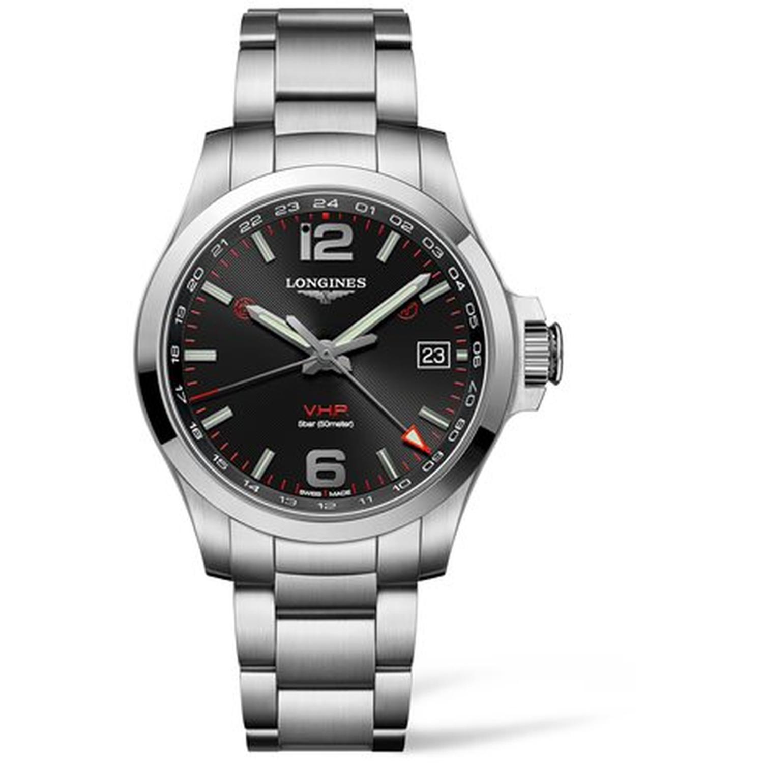 LONGINES - L3.718.4.56.6 - Orologio Uomo Conquest V.H.P. in Acciaio