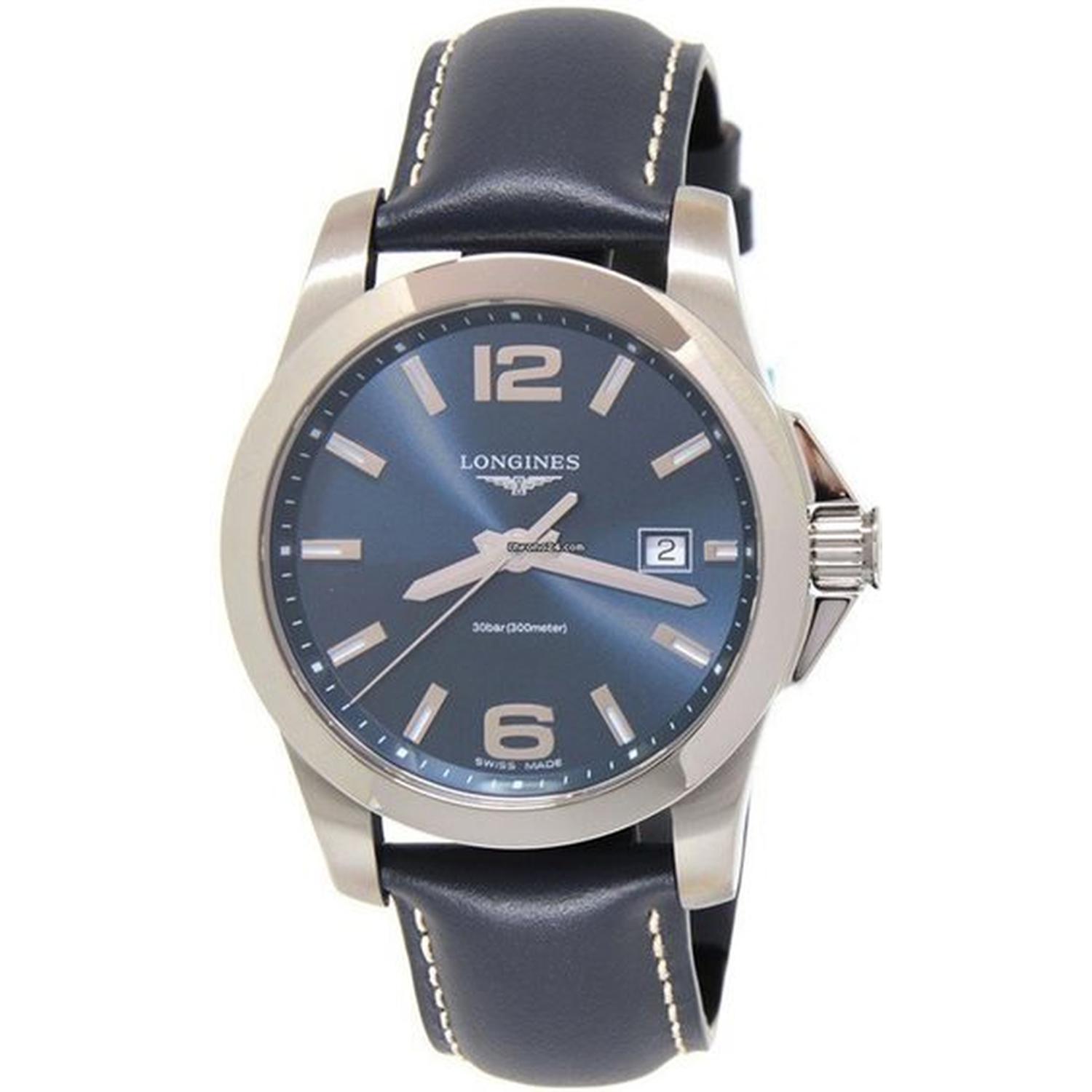 LONGINES - L3.759.4.96.0 - Orologio Uomo Conquest in Acciaio