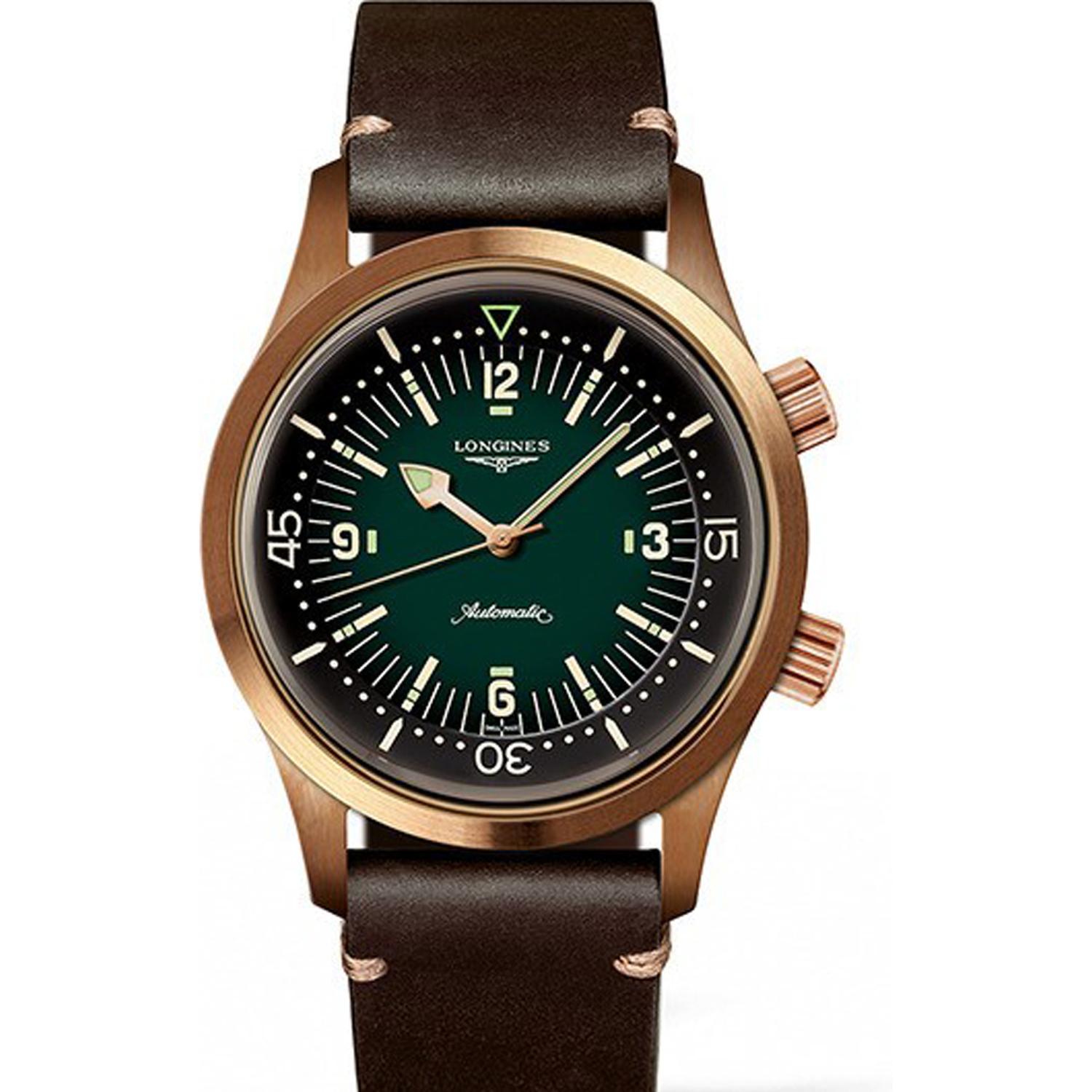 LONGINES - L3.774.1.50.2 - LEGEND DIVER BRONZE