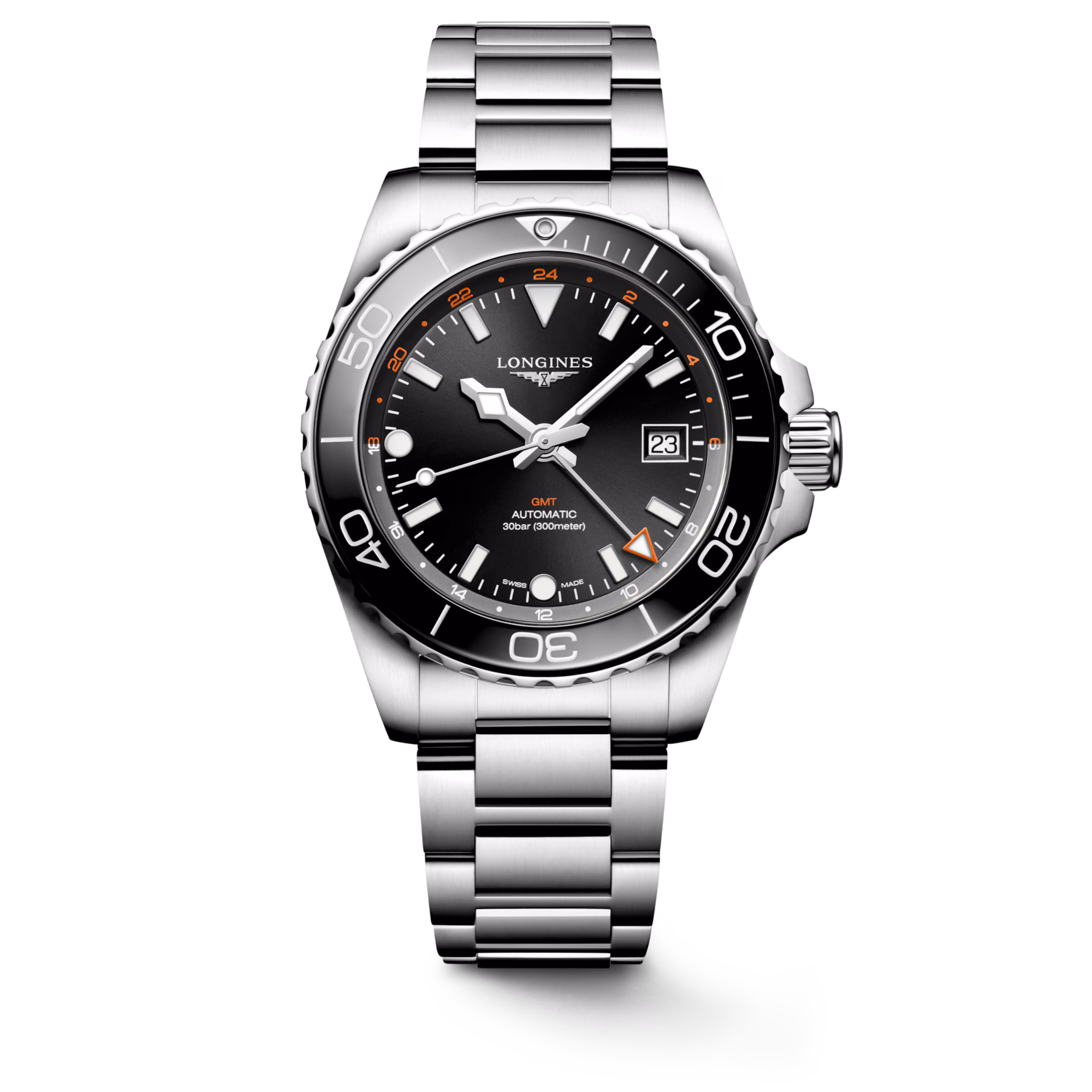 LONGINES - L3.790.4.56.6 - HYDROCONQUEST GMT