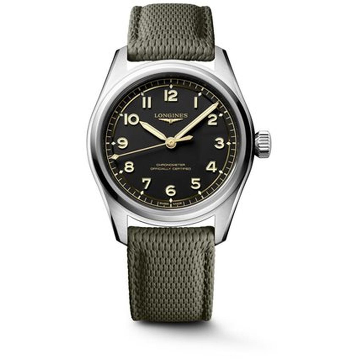 LONGINES - L3.809.4.53.9 - Orologio Uomo Spirit Pilot in Acciaio