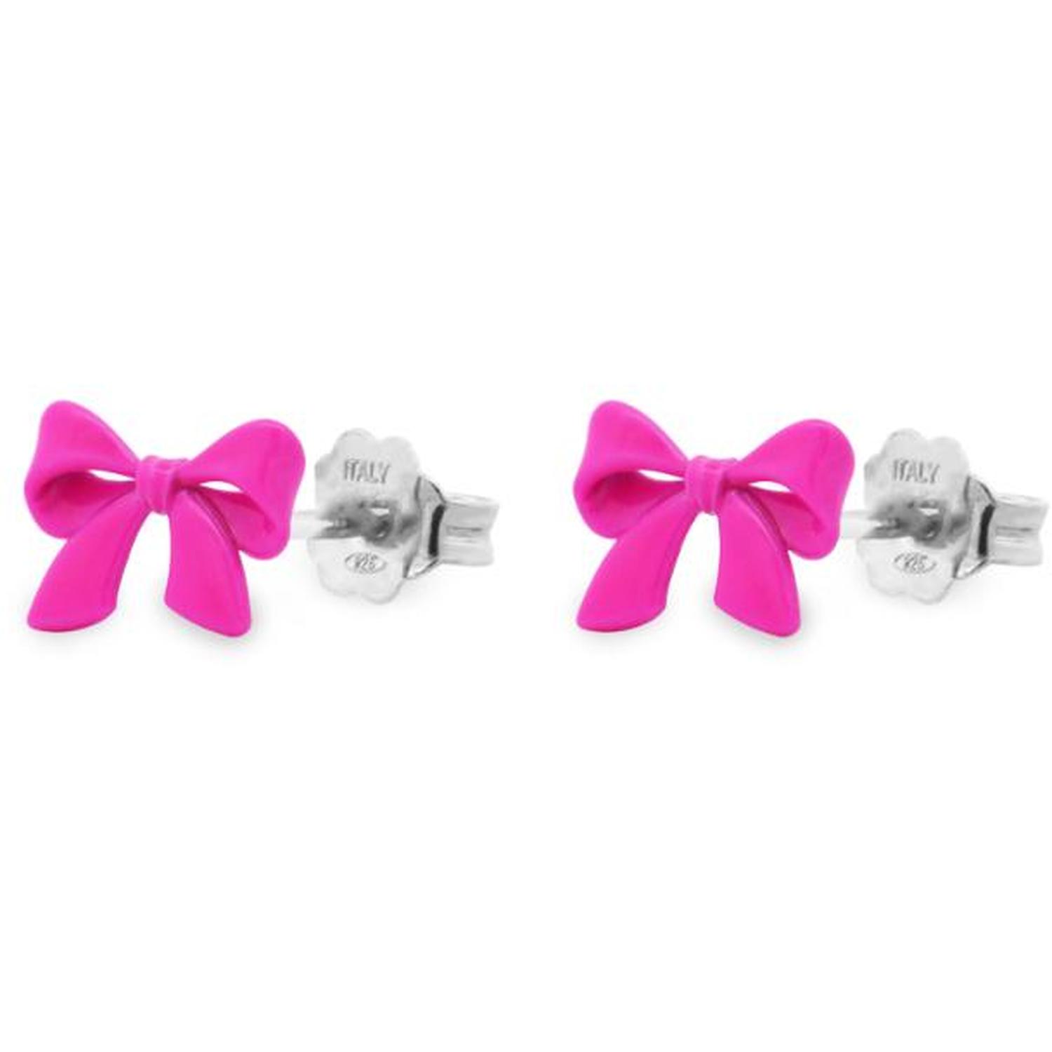 Rue Des Mille - OR022M1VAU - Orecchini lobo fiocco vernice - CANDY BOW