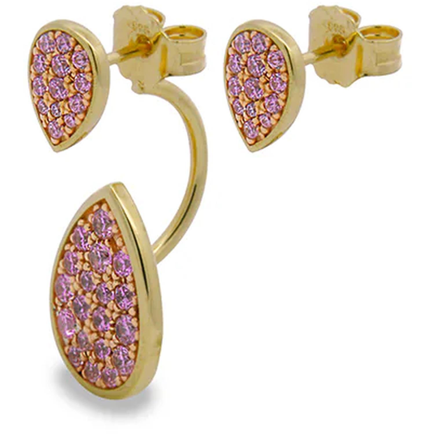 Rue Des Mille - ORZ014M2RH - Orecchini asimmetrici double drops