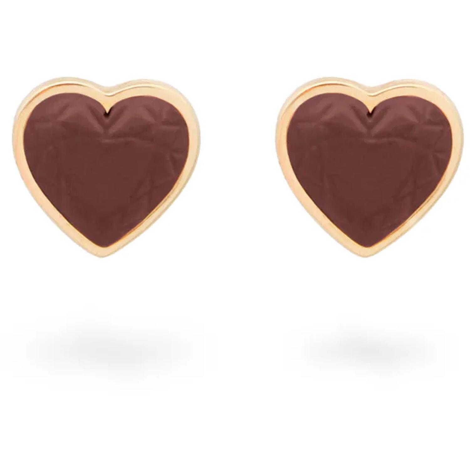 Rue Des Mille - ORZ025M1CUOMAU - Orecchini choco lobo cuore - BON BON