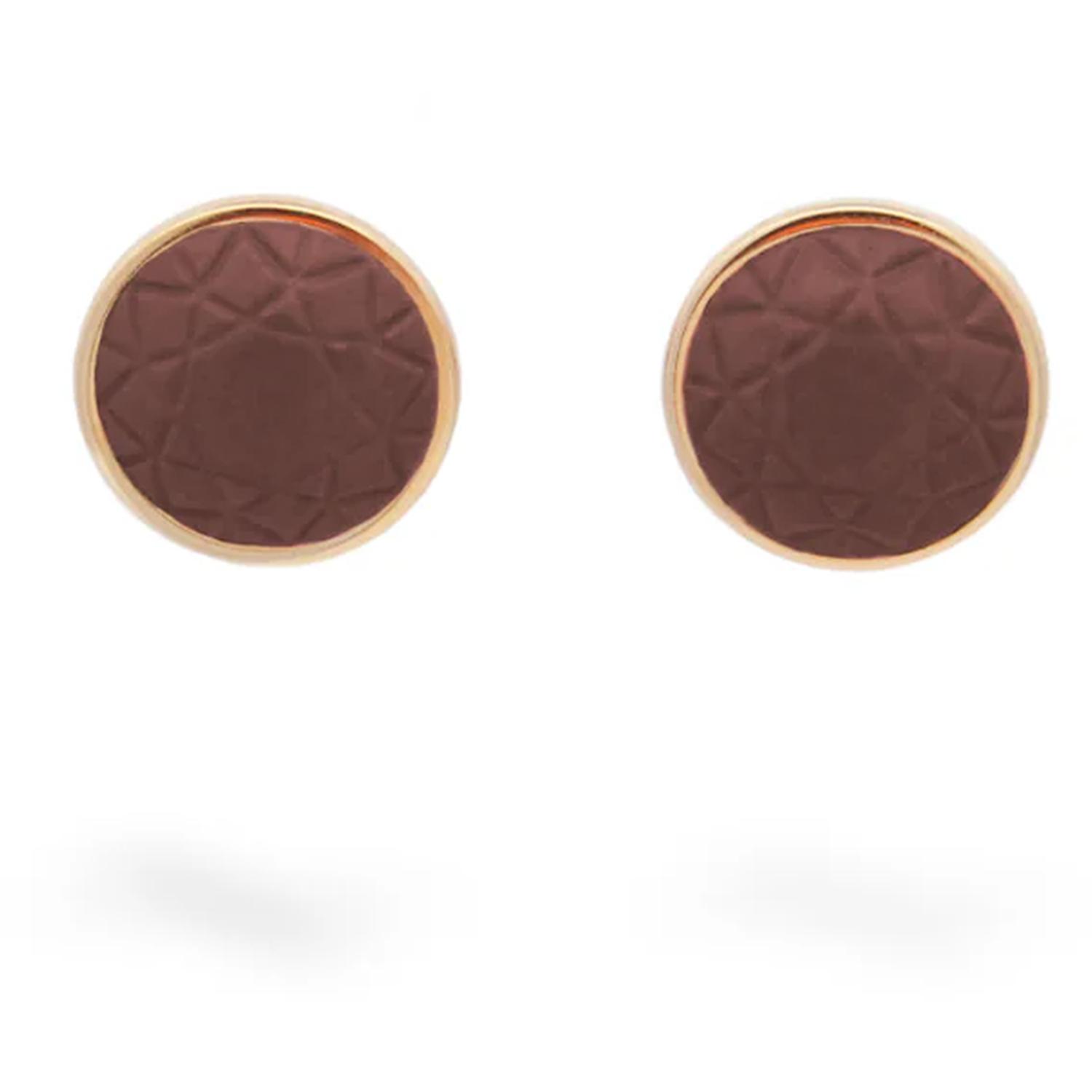 Rue Des Mille - ORZ025M1TDMAU - Orecchini choco lobo cerchio - BON BON