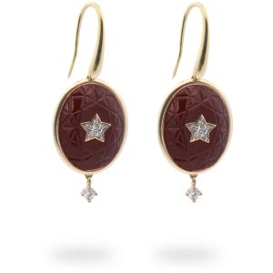 Rue Des Mille - ORZ025M3MAU - Orecchini oval choco - BON BON