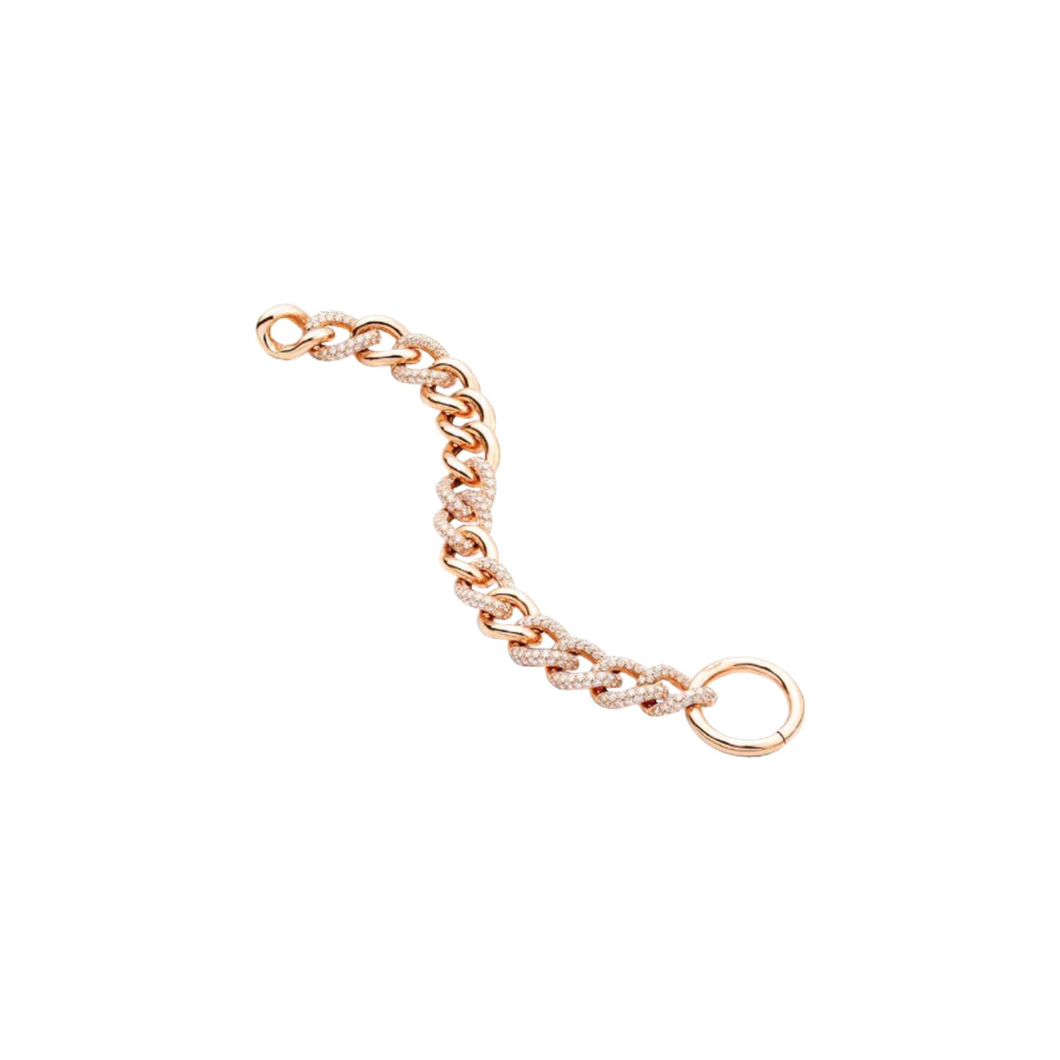 Pomellato - PBC1013O7000DB000 - BRACCIALE CATENE IN ORO ROSA CON DIAMANTI