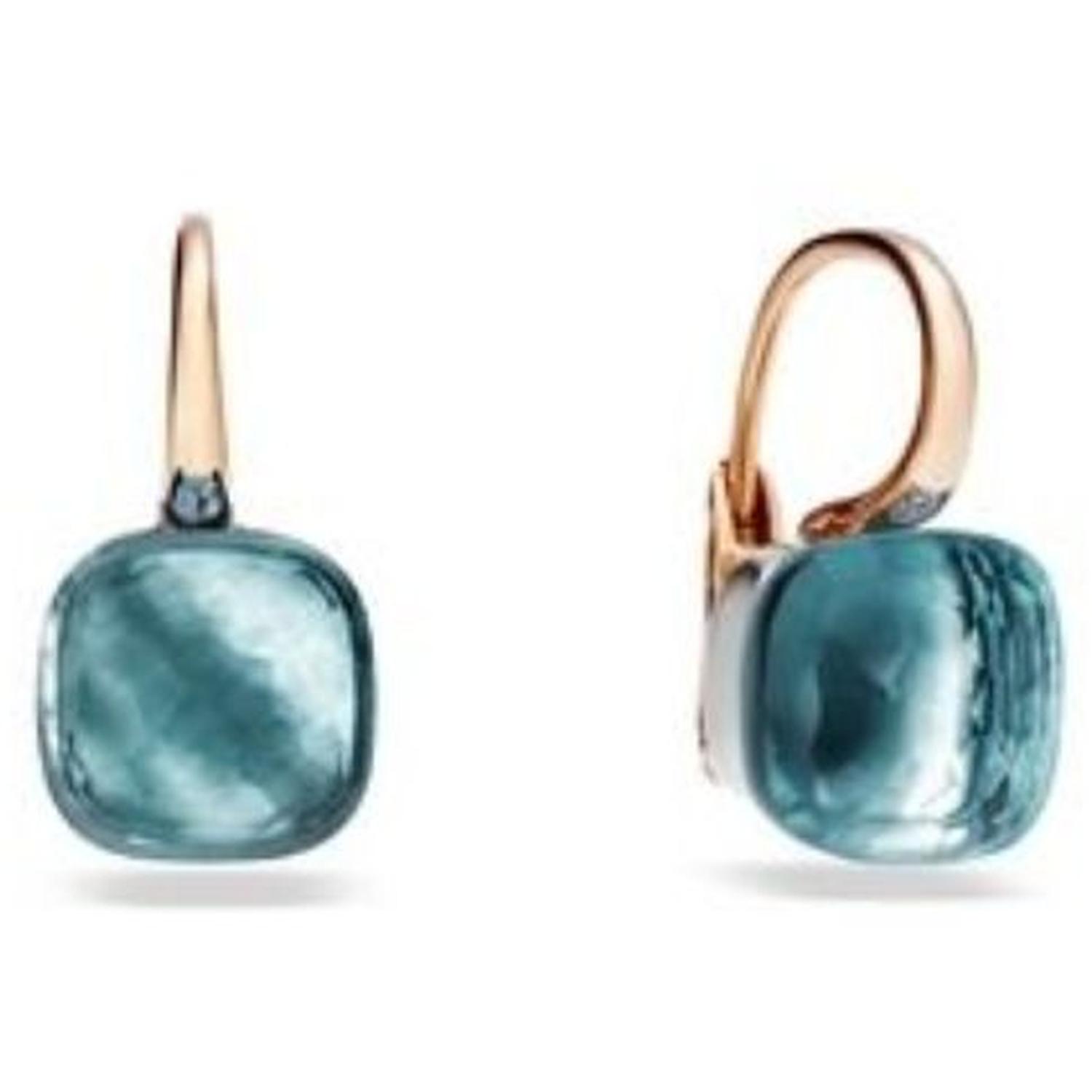 POMELLATO - POA1070_O6000 - Donna - 000OY - Orecchini Nudo Topazio Azzurro