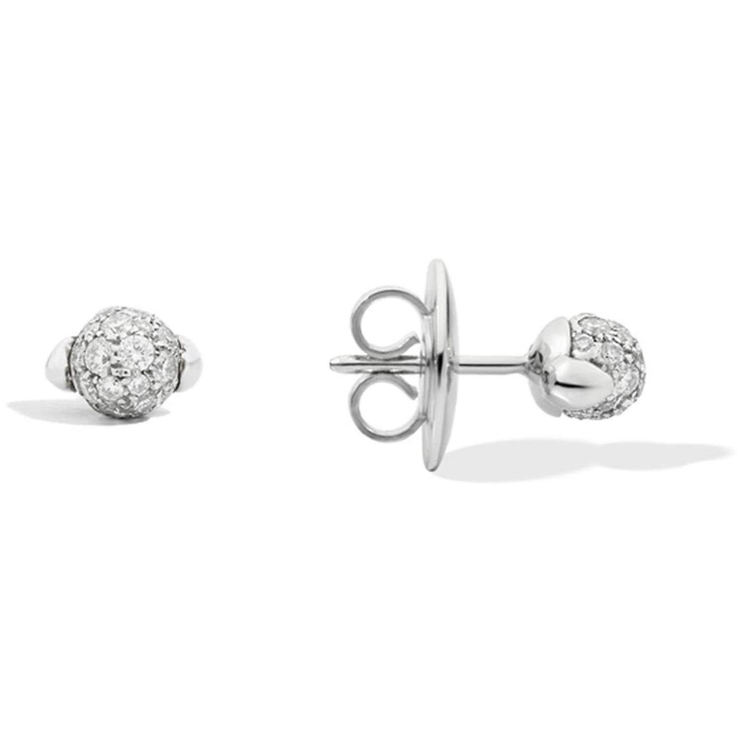 Pomellato - Donna - POB8010O2WHRDB000 - Orecchini punto luce M'ama Non M'ama diamante