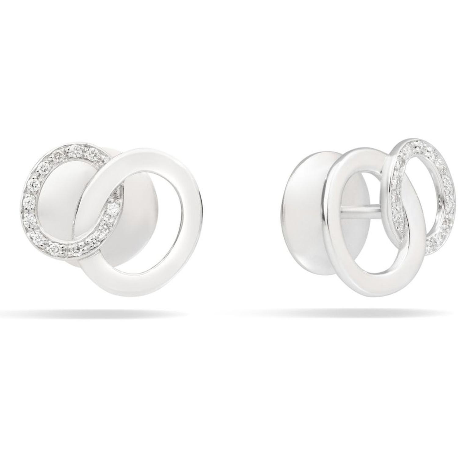 POMELLATO - ORECCHINI BRERA IN ORO BIANCO E DIAMANTI - POB9101O2WHRDB000