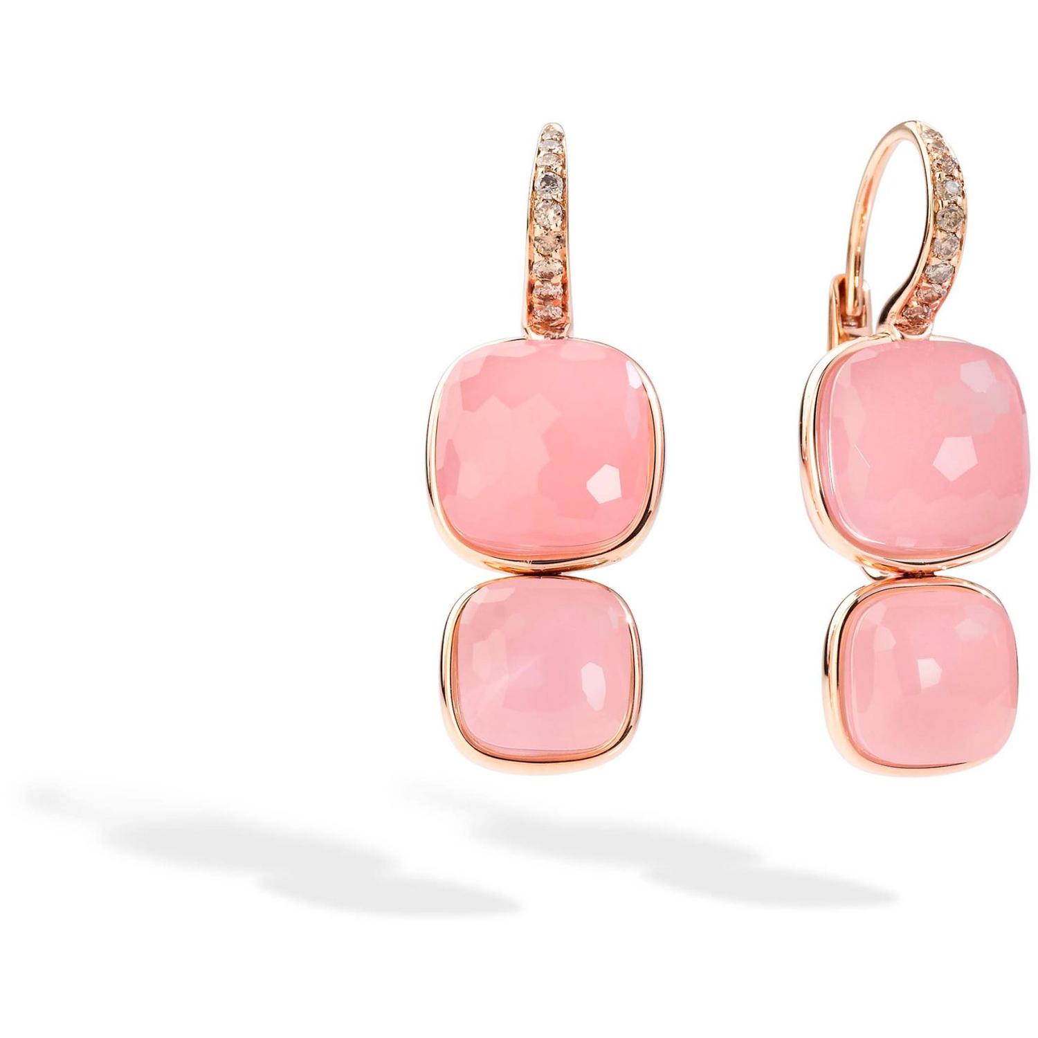 POMELLATO - POC2025_O7000 - BRCQR - NUDO - OR. NUDO PENDENTI OR QROSA - C ROSA DIBROWN