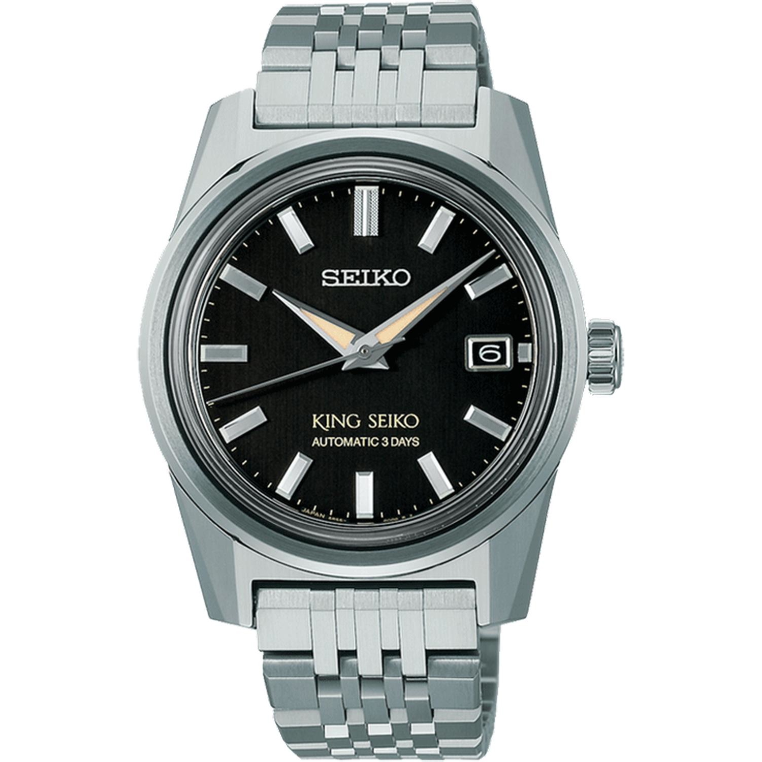 Seiko - SPB387J1 - Orologio KING SEIKO Automatico 3 sfere data