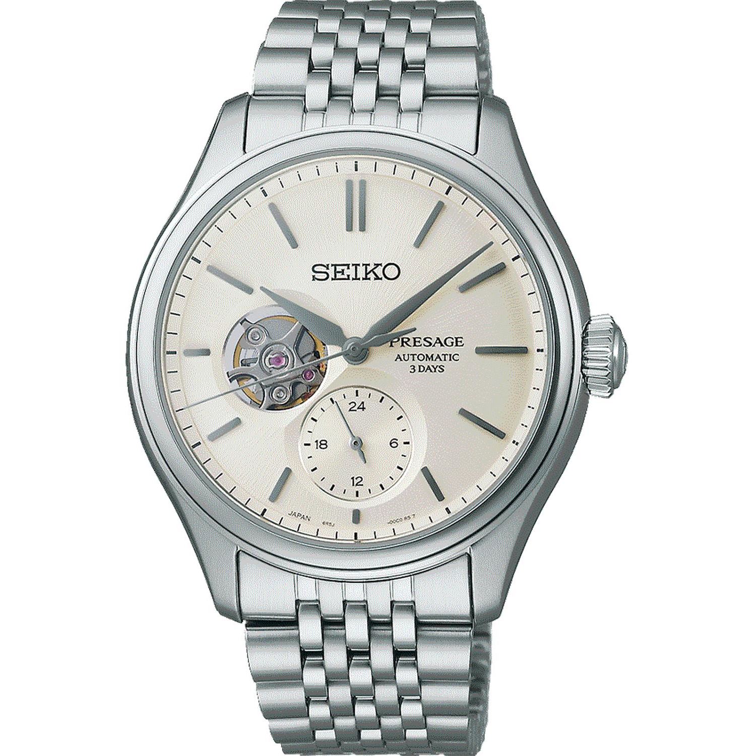SEIKO - SPB469J1 - Orologio PRESAGE CLASSIC Automatico con open heart