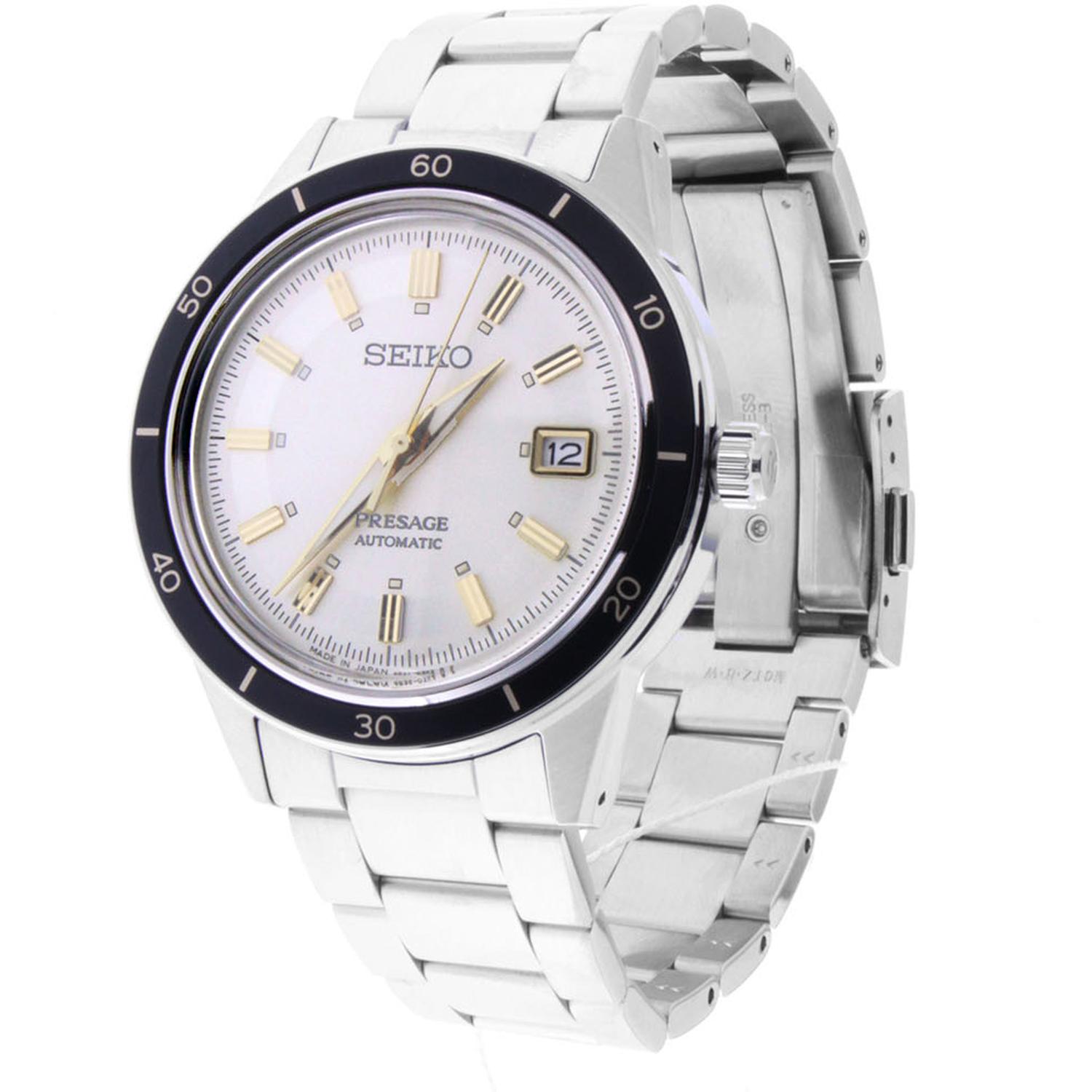 Seiko - Unisex - SRPG03J1 - Orologio DA UOMO PRESAGE STYLE 60'S AUTOMATICO 3 SFERE